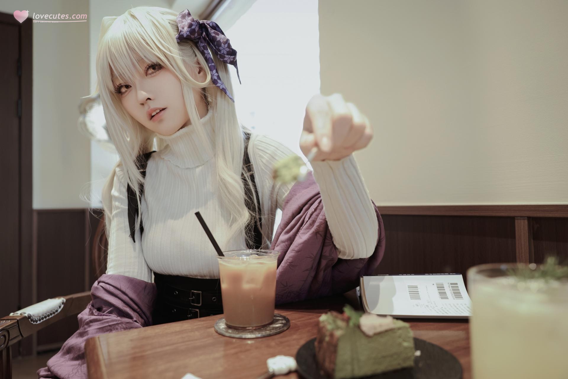 [cosplay] G44不会受伤 - 恋冢爱：恋冢爱角色還原美腿大尺度 58P