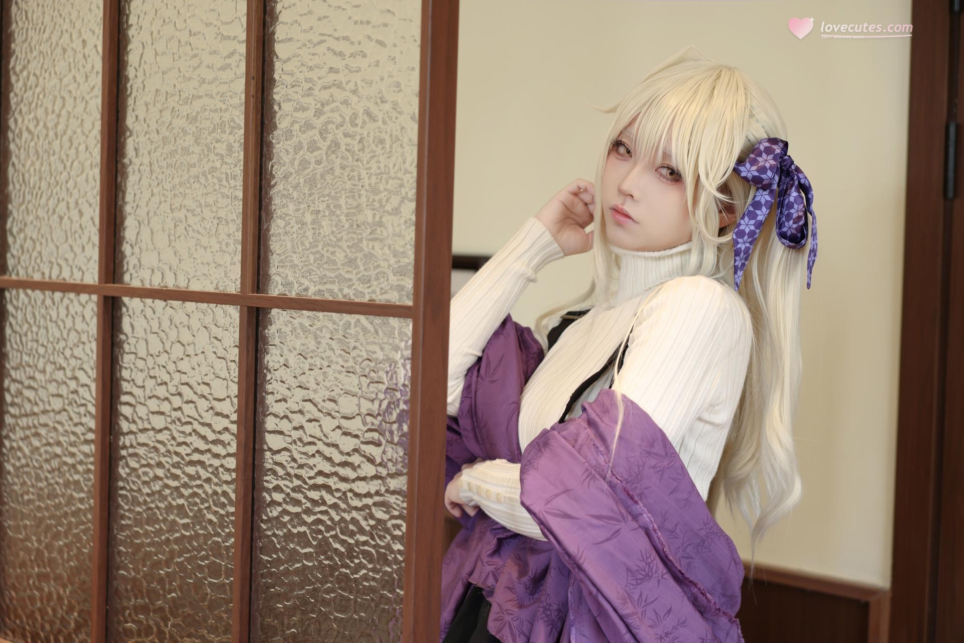 [cosplay] G44不会受伤 - 恋冢爱：恋冢爱角色還原美腿大尺度 58P