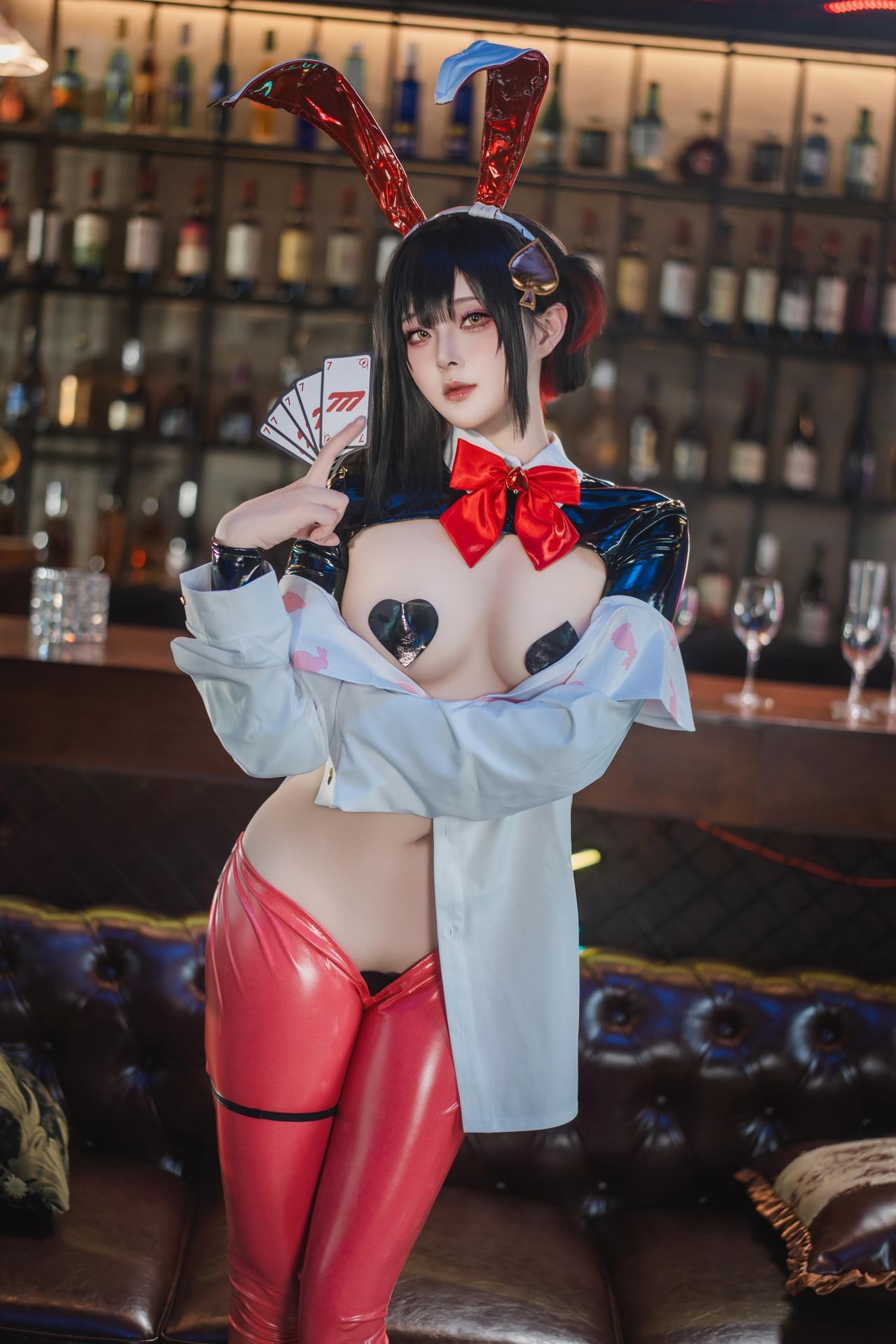 [cosplay] Natsuko夏夏子 - NIKKE 露姬·逆兔女郎：NIKKE 露姬·逆兔女郎角色還原兔女郎美腿 63P