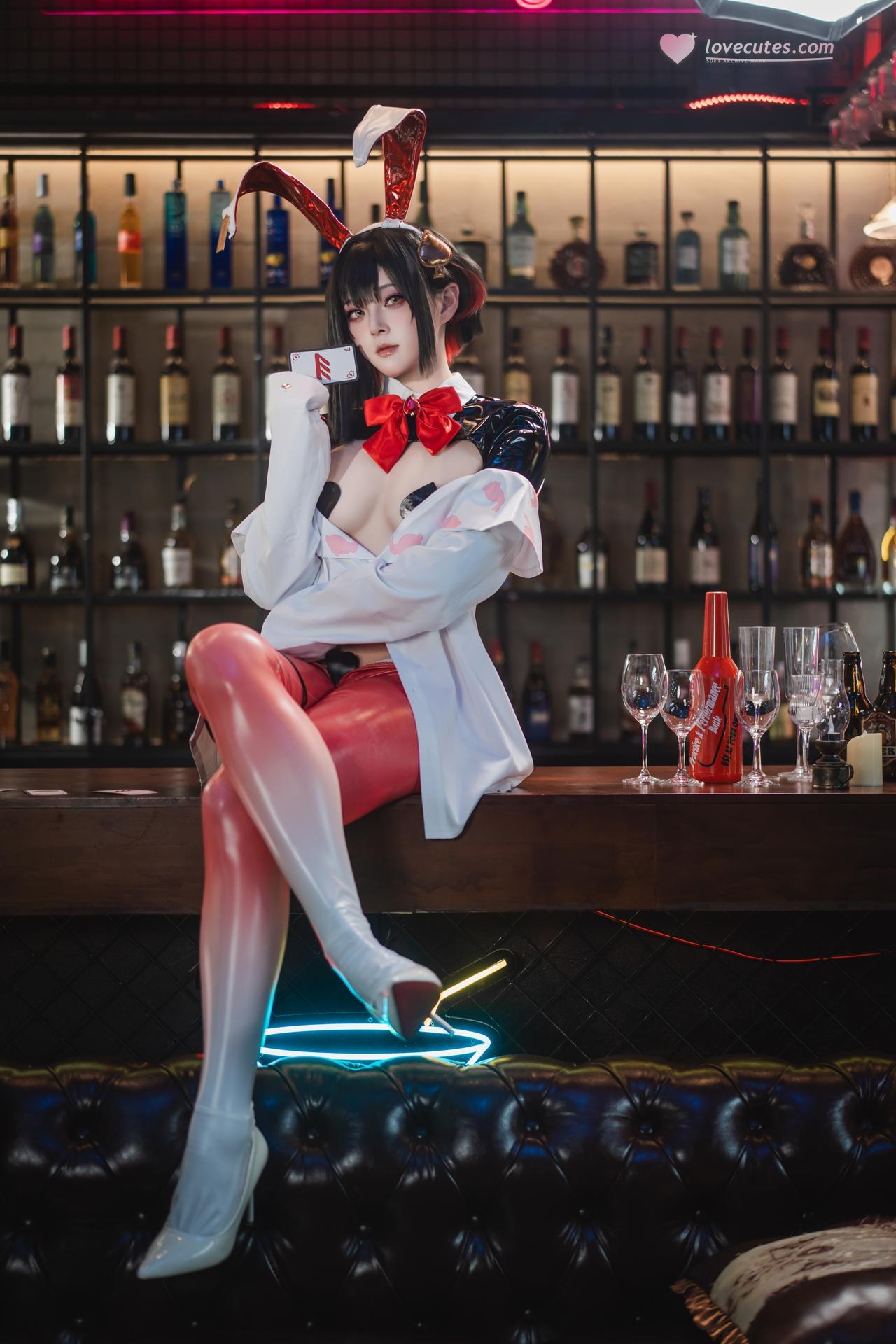 [cosplay] Natsuko夏夏子 - NIKKE 露姬·逆兔女郎：NIKKE 露姬·逆兔女郎角色還原兔女郎美腿 63P