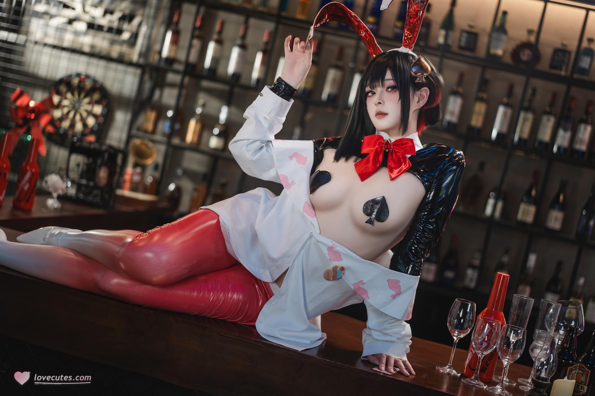 [cosplay] Natsuko夏夏子 - NIKKE 露姬·逆兔女郎：NIKKE 露姬·逆兔女郎角色還原兔女郎美腿 63P
