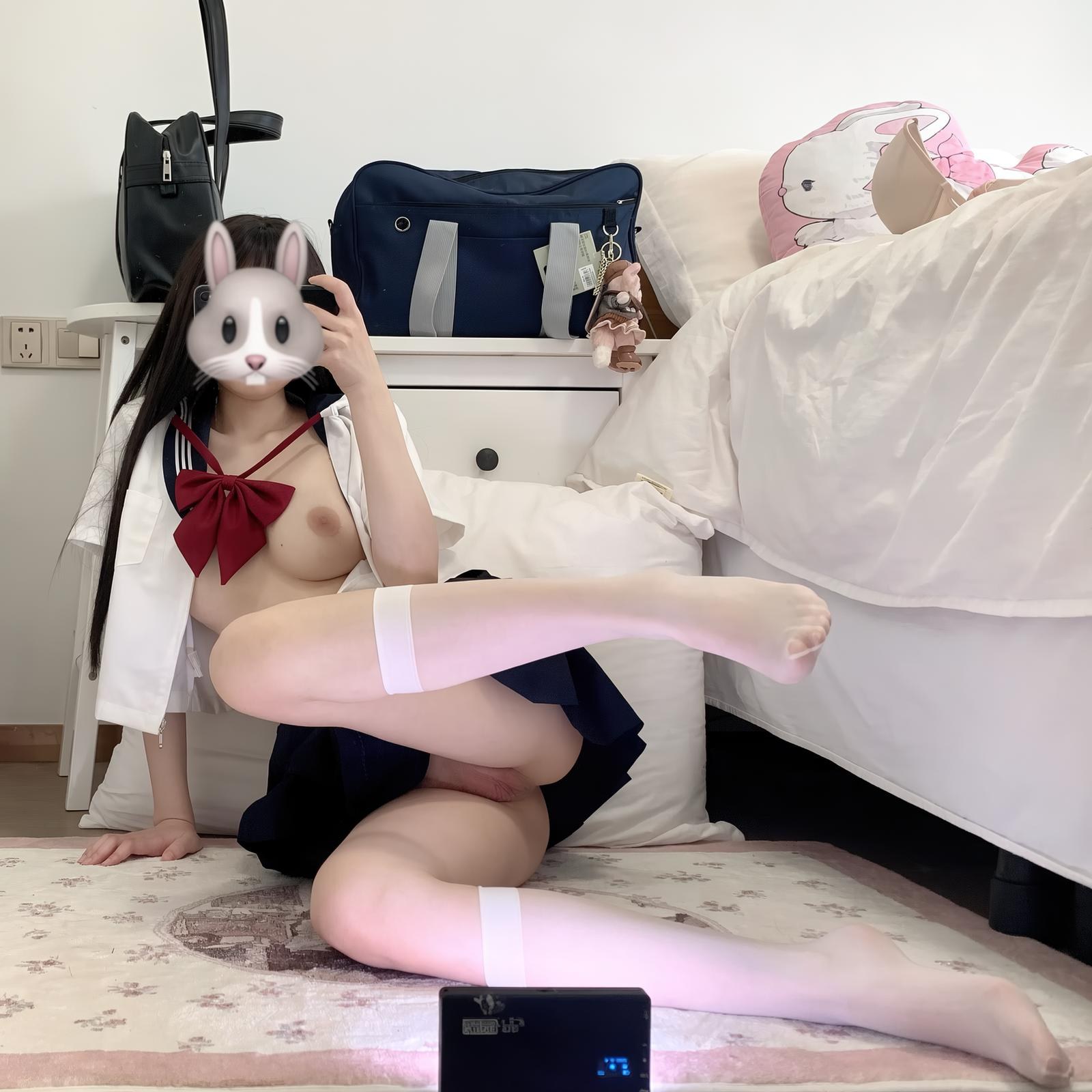 [Private Room] 18jkpeach - đồng phục JK tất đen selfie 151P1V