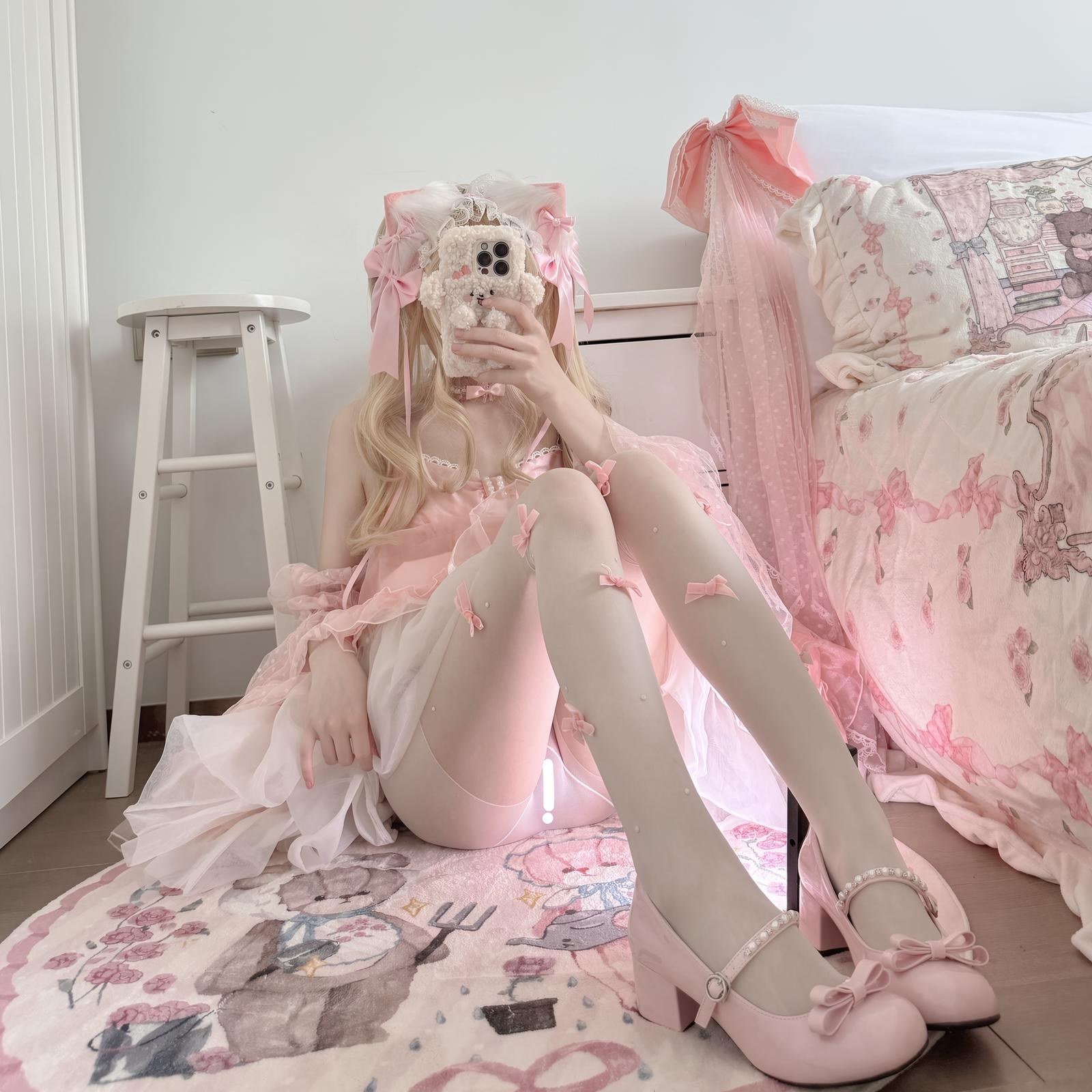 [Private Room] 18jkpeach - đồng phục JK tất đen selfie 151P1V