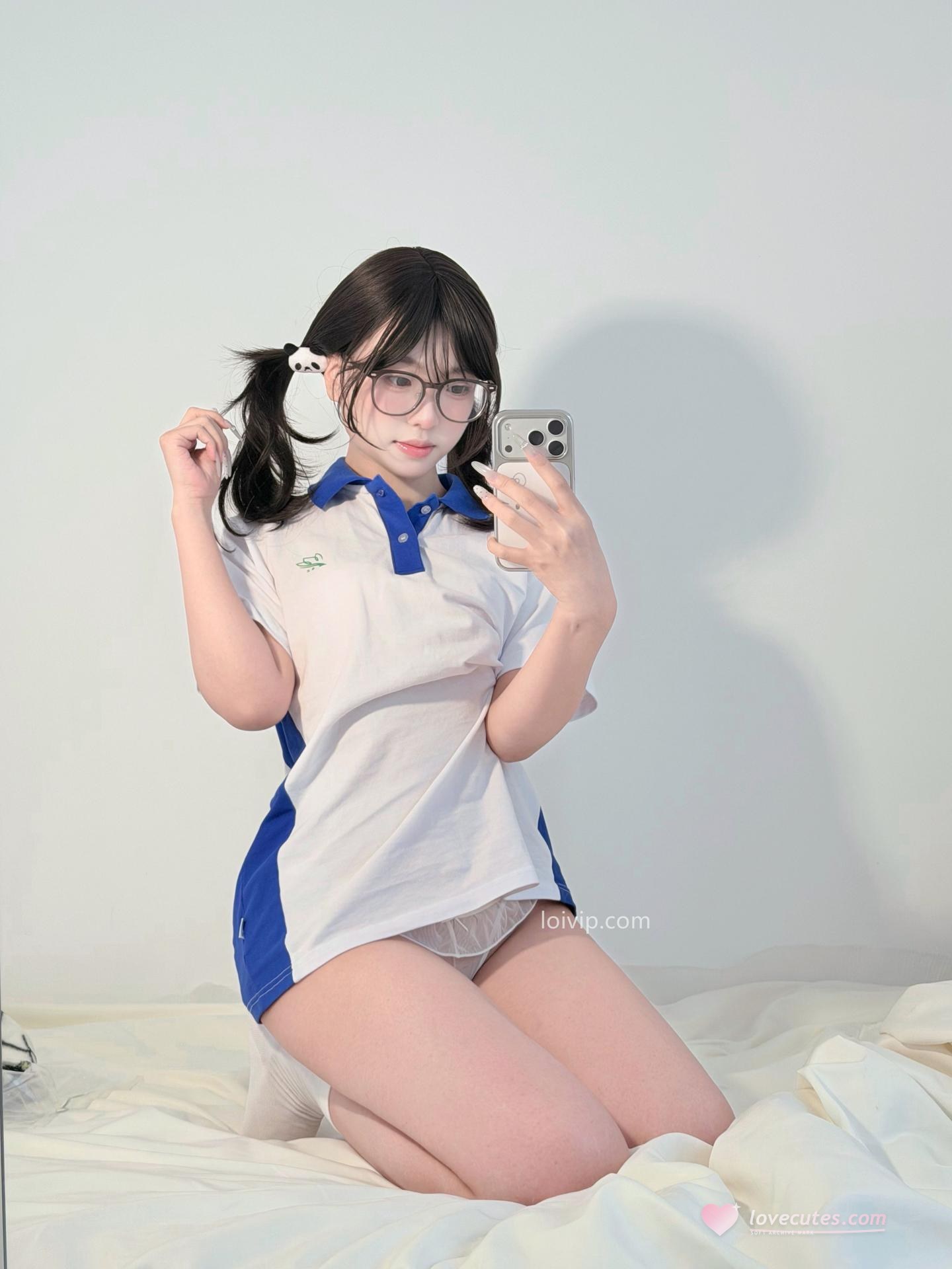 [寫真] 你的真真u - 校服甜妹：JK美腿大尺度 70P2V