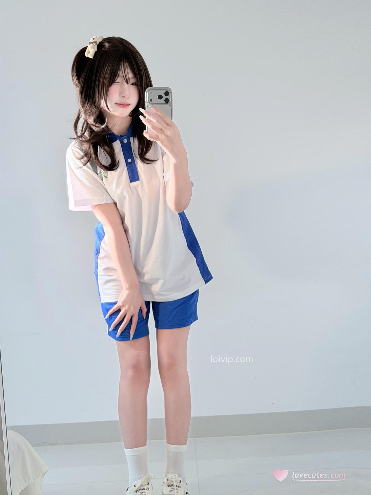 [寫真] 你的真真u - 校服甜妹：JK美腿大尺度 70P2V