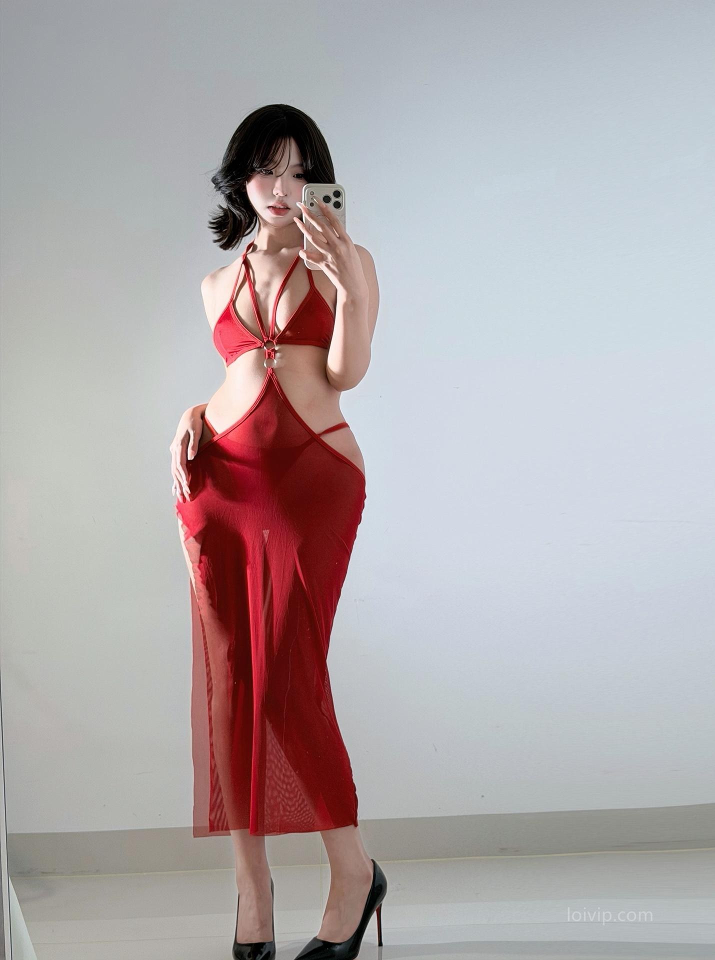 [写真] Nide Zhenzhenu - 新年快乐 コスプレ写真集 35P2V