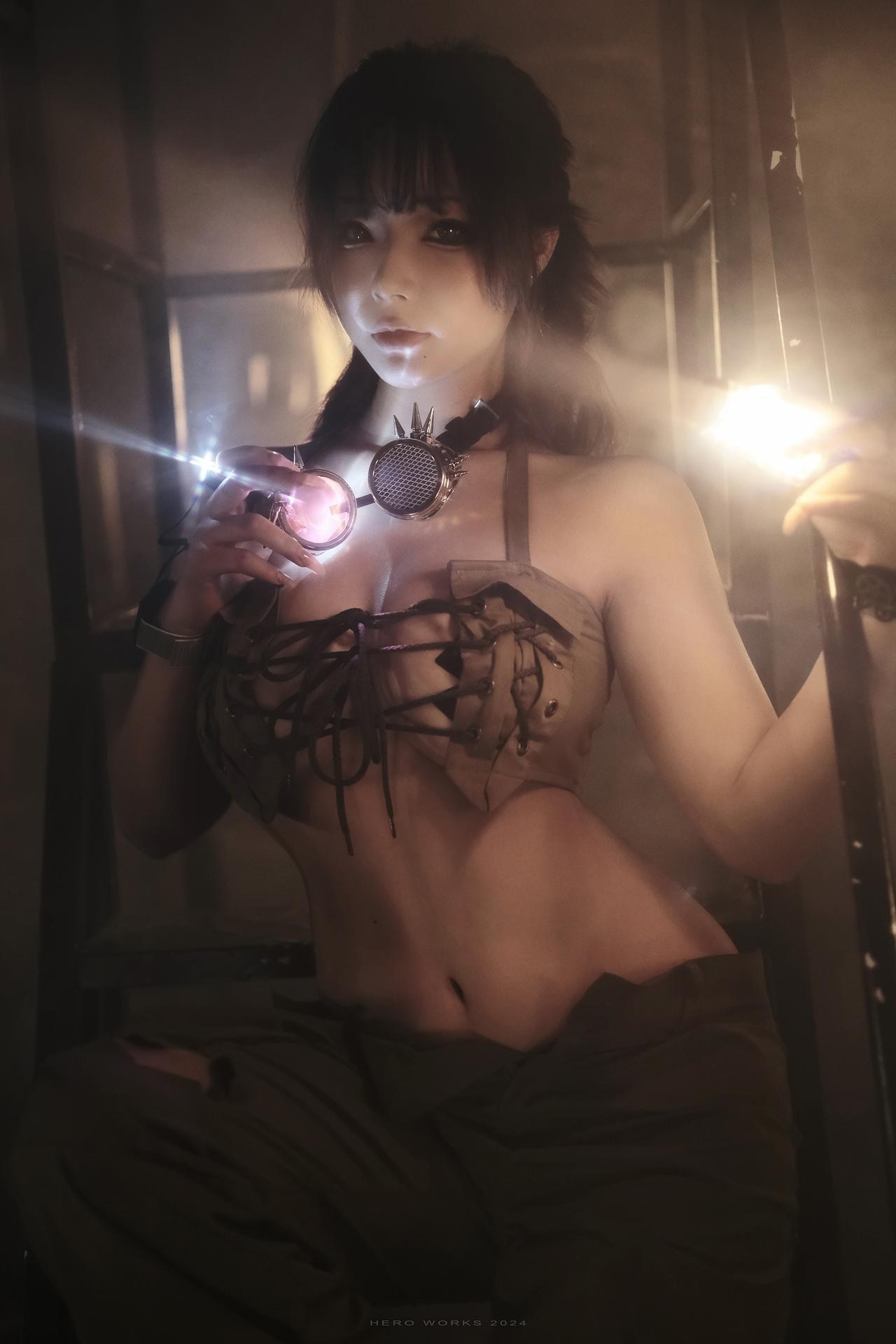 [Photo Set] yuuhui Yuhui - Steam Mechanic bộ ảnh cosplay 26P