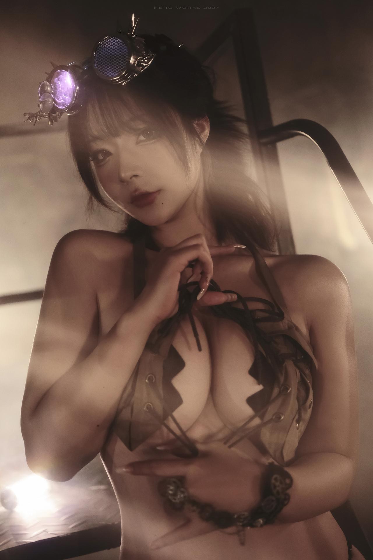 [Photo Set] yuuhui Yuhui - Steam Mechanic bộ ảnh cosplay 26P