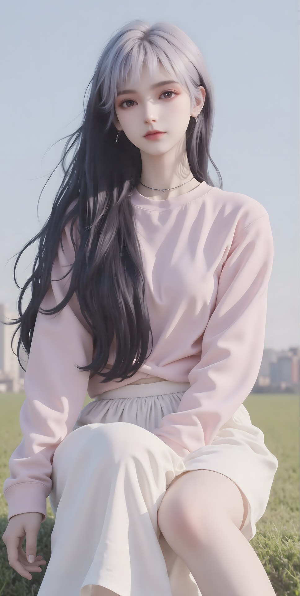 AI Porn - 圣采儿：古风角色寫真長髮AI成人向圖集 68P