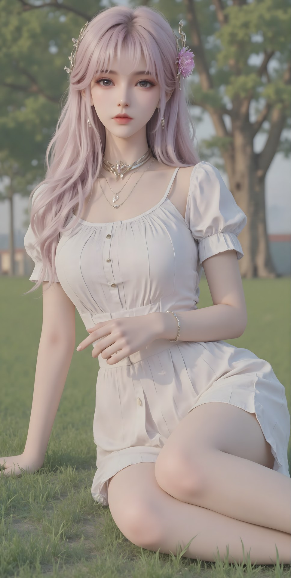 AI Porn - Sheng Caier fantasy hanfu character gallery long hair AI Adult Gallery 68P