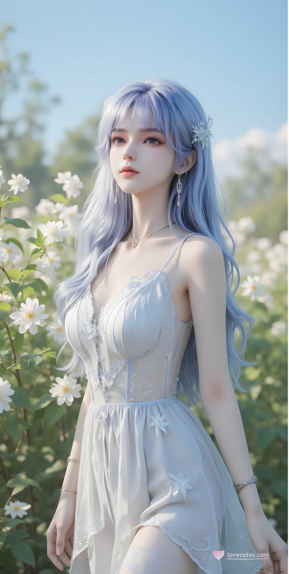 AI Porn - Sheng Caier fantasy hanfu character gallery long hair AI Adult Gallery 68P