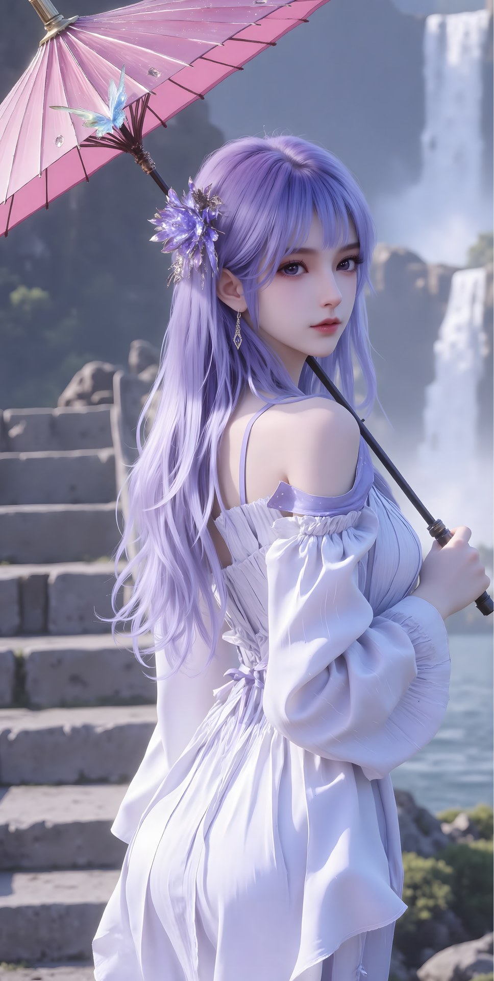AI Porn - Sheng Caier fantasy hanfu character gallery long hair AI Adult Gallery 68P