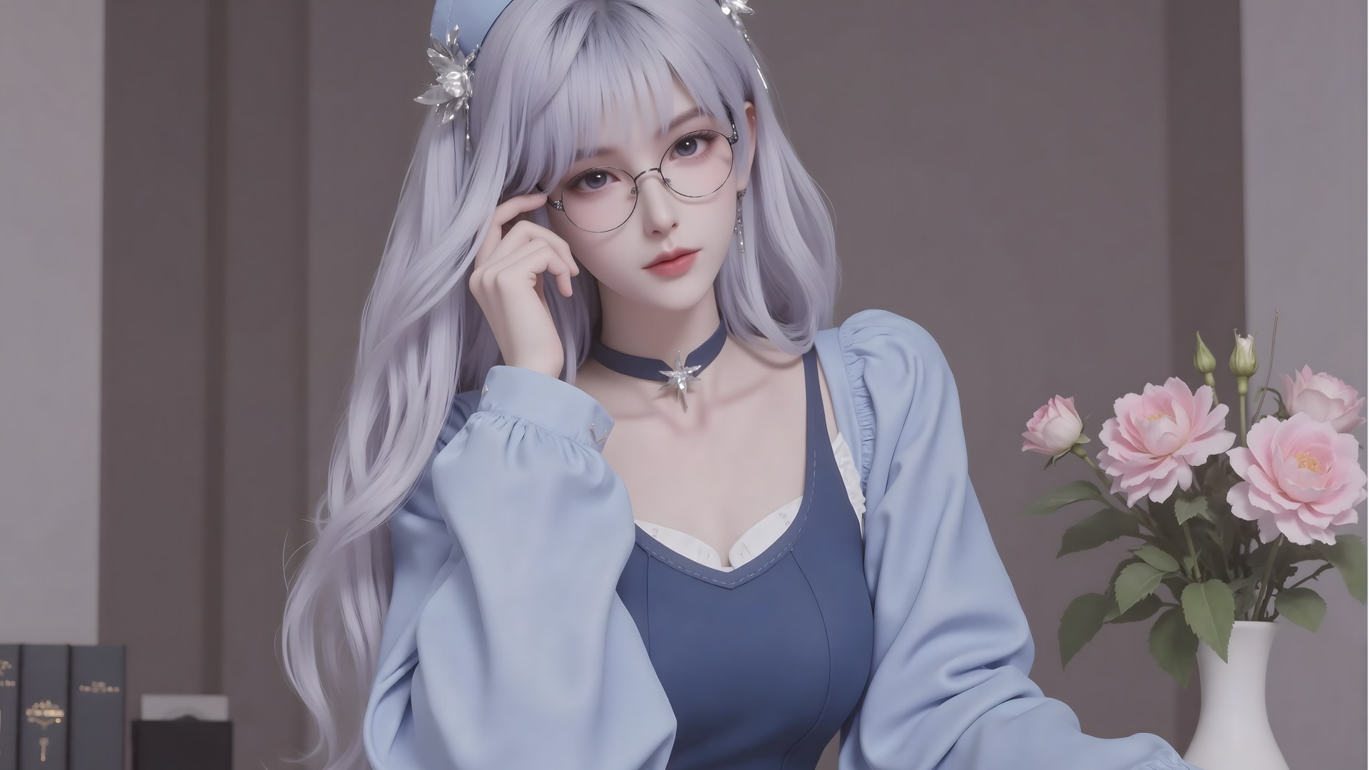 AI Porn - Sheng Caier fantasy hanfu character gallery long hair AI Adult Gallery 68P