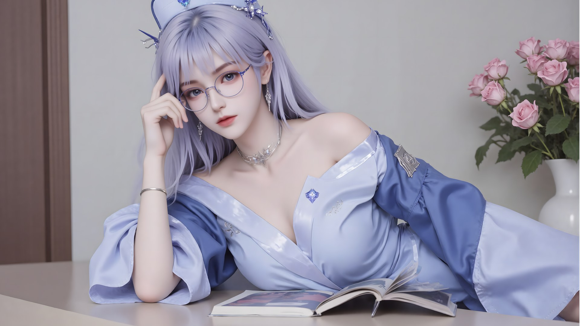 AI Porn - Sheng Caier fantasy hanfu character gallery long hair AI Adult Gallery 68P