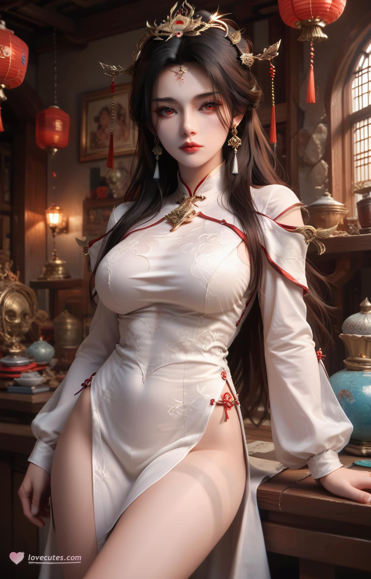 AI Porn - Tiên Nghịch Yao Xixue cổ phong bộ ảnh nhân vật tóc dài bộ sưu tập AI 45P
