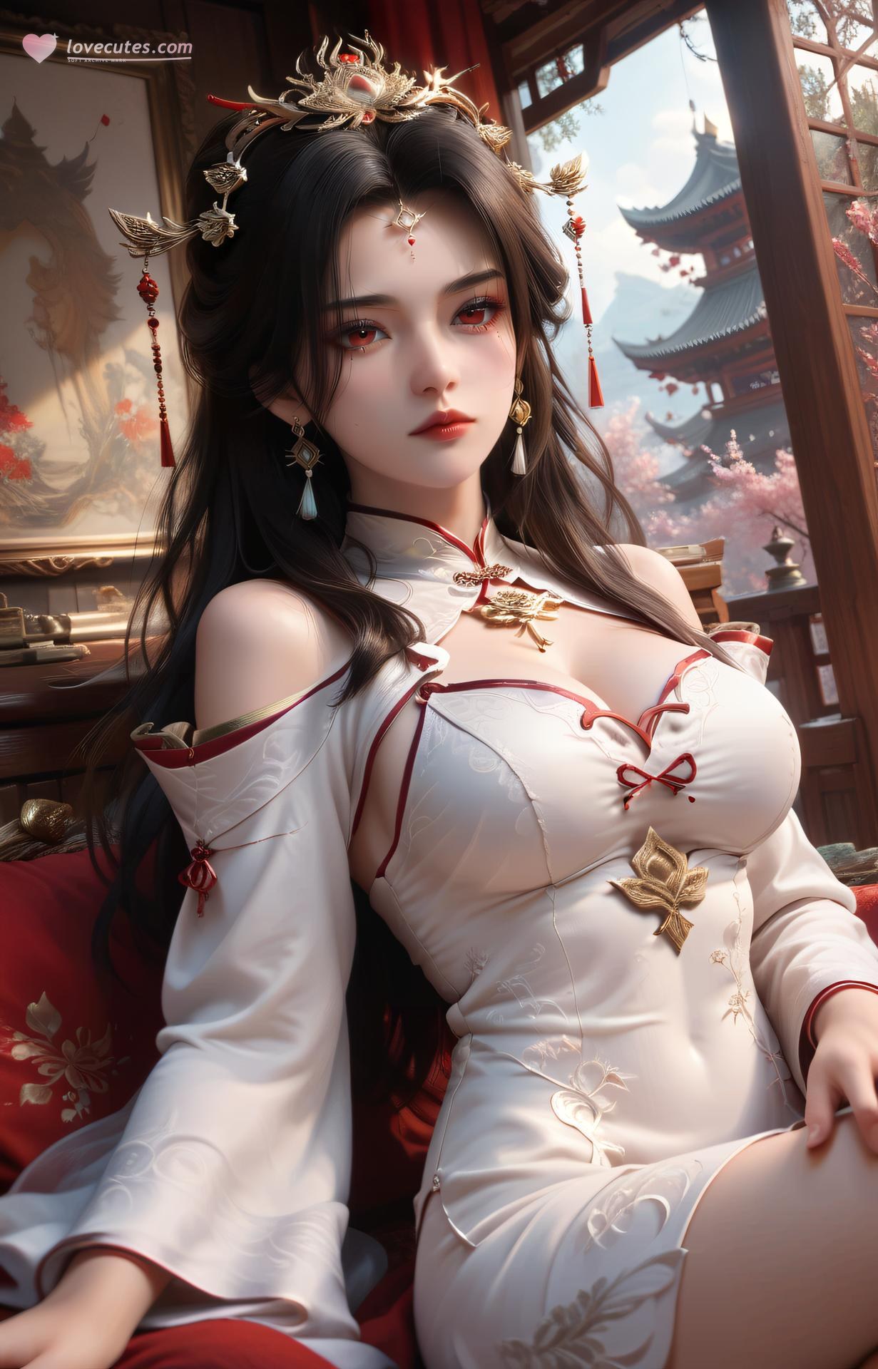 AI Porn - Tiên Nghịch Yao Xixue cổ phong bộ ảnh nhân vật tóc dài bộ sưu tập AI 45P