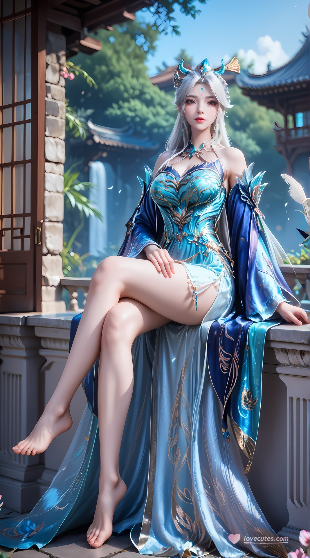 AI Porn - 择天记 南客：古风角色寫真長髮AI成人向圖集 100P