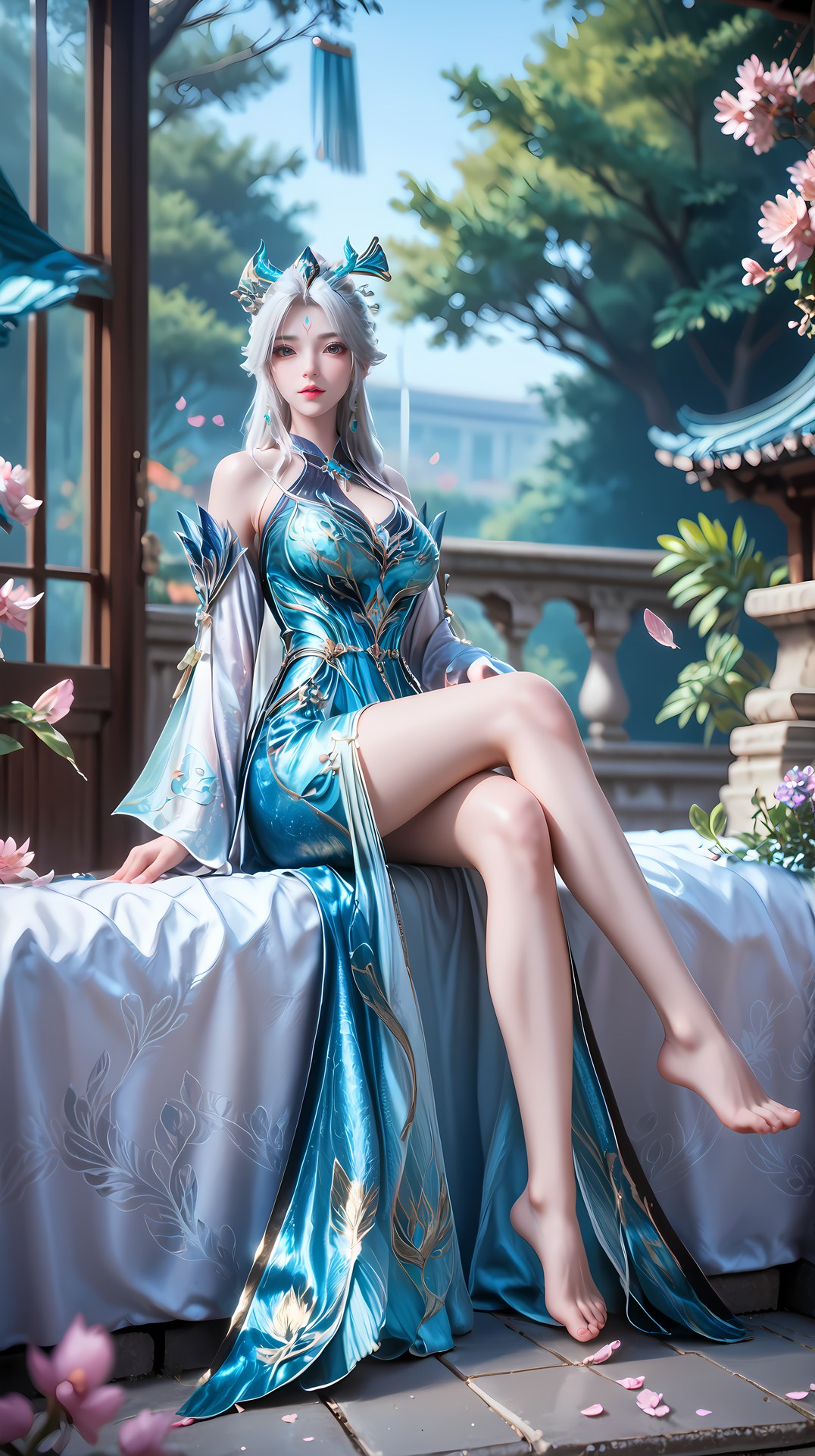 AI Porn - 择天记 南客：古风角色寫真長髮AI成人向圖集 100P