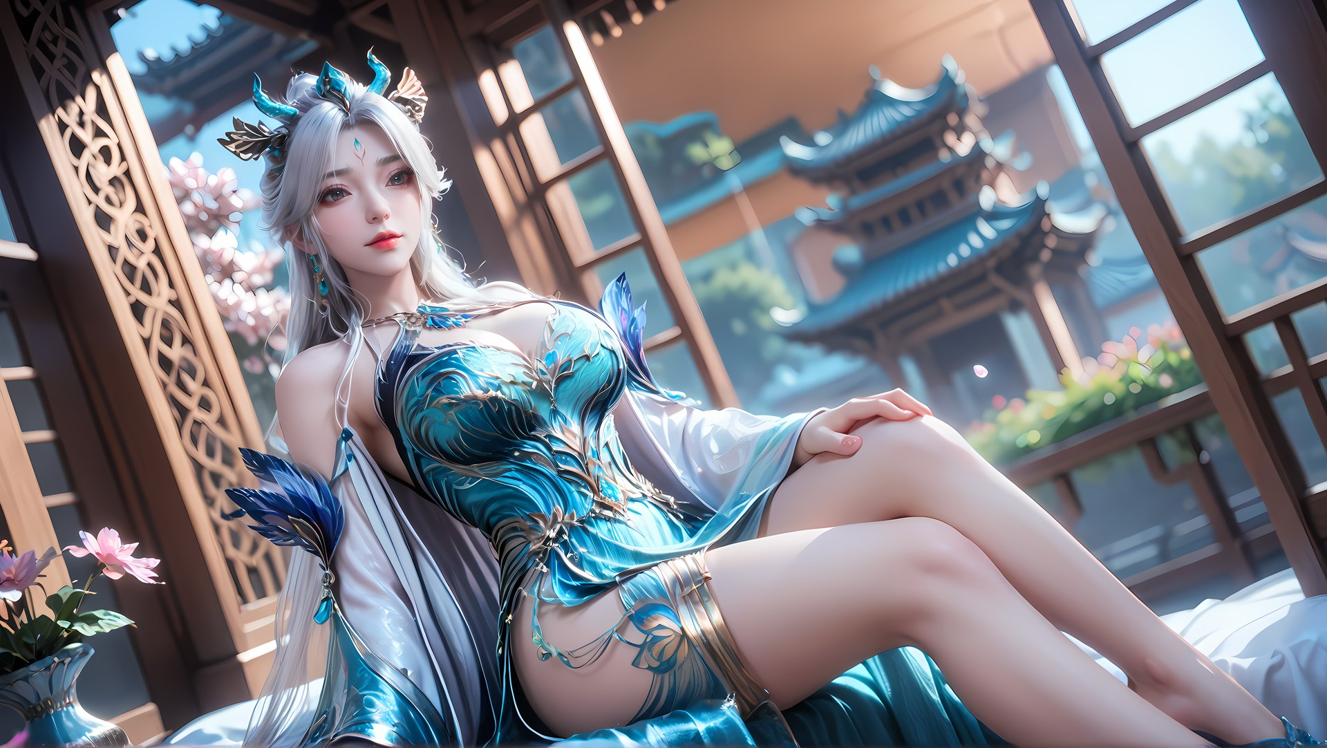 AI Porn - Way of Choices Nanke fantasy hanfu character gallery long hair AI Adult Gallery 100P