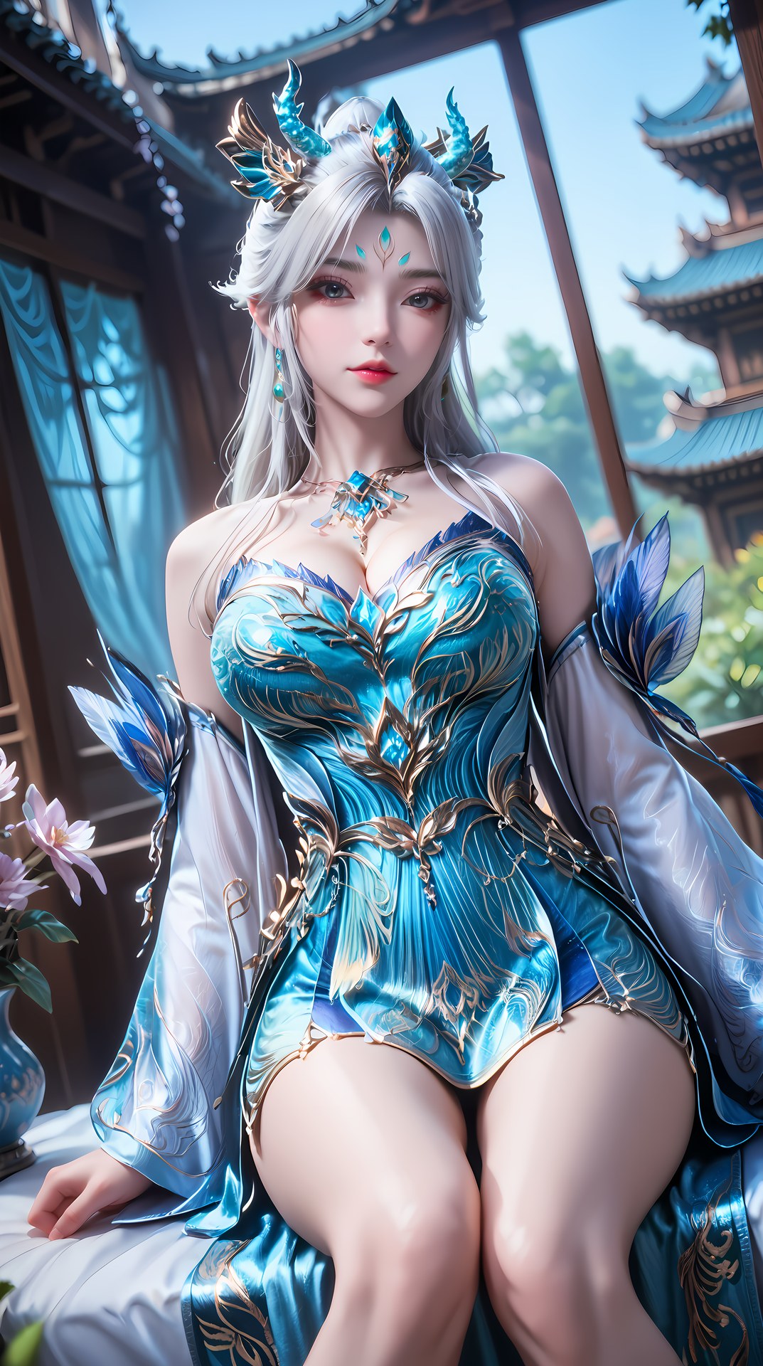 AI Porn - Way of Choices Nanke fantasy hanfu character gallery long hair AI Adult Gallery 100P