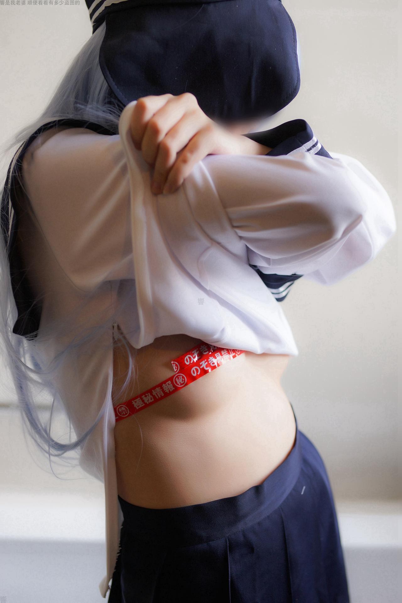 [cosplay] 少女映畫 - 艦娘響：學生裝翹臀美胸大尺度角色還原 82P