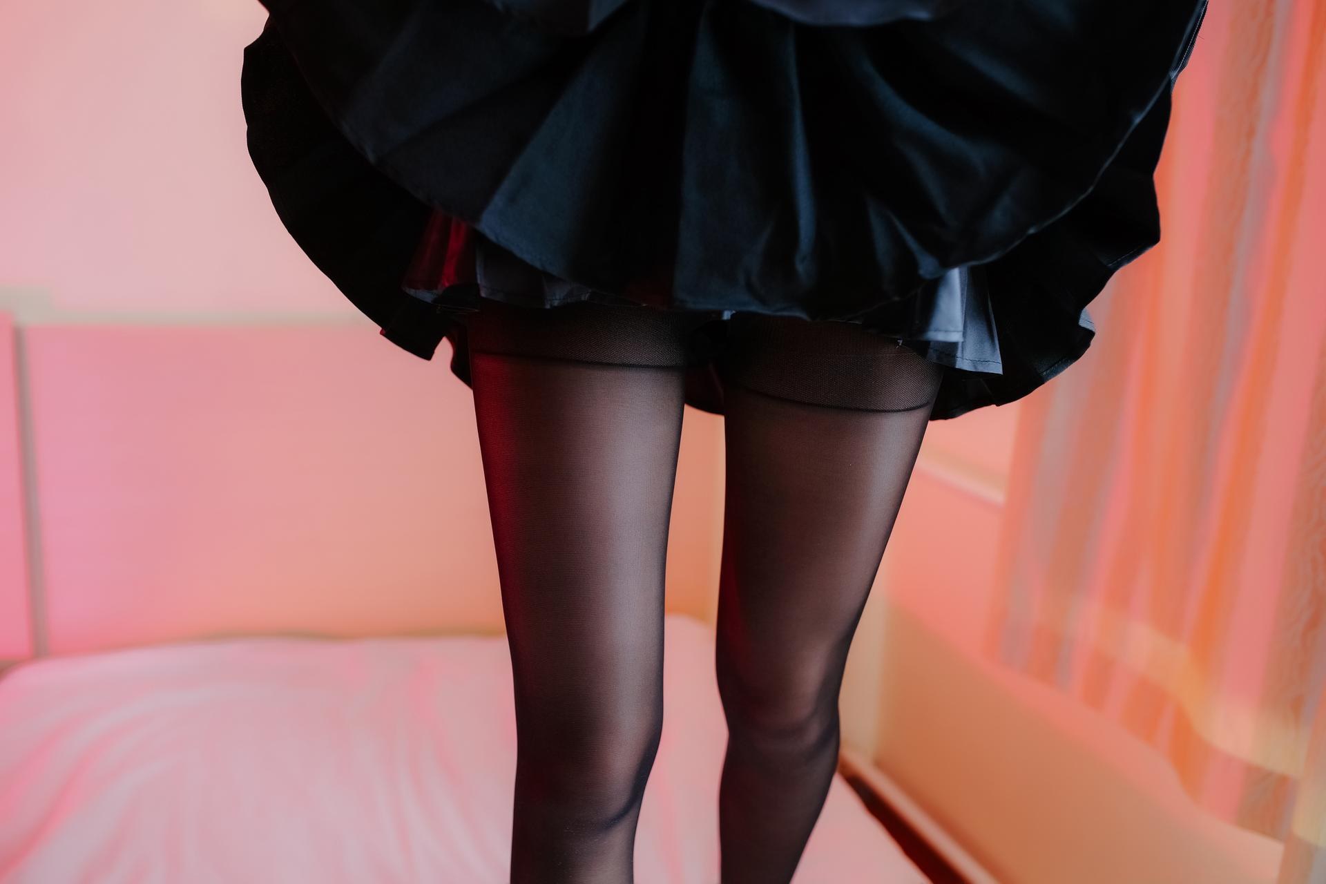 [cosplay] 少女映畫 - 離島棲姬：翹臀黑絲蕾絲內衣大尺度角色還原 83P