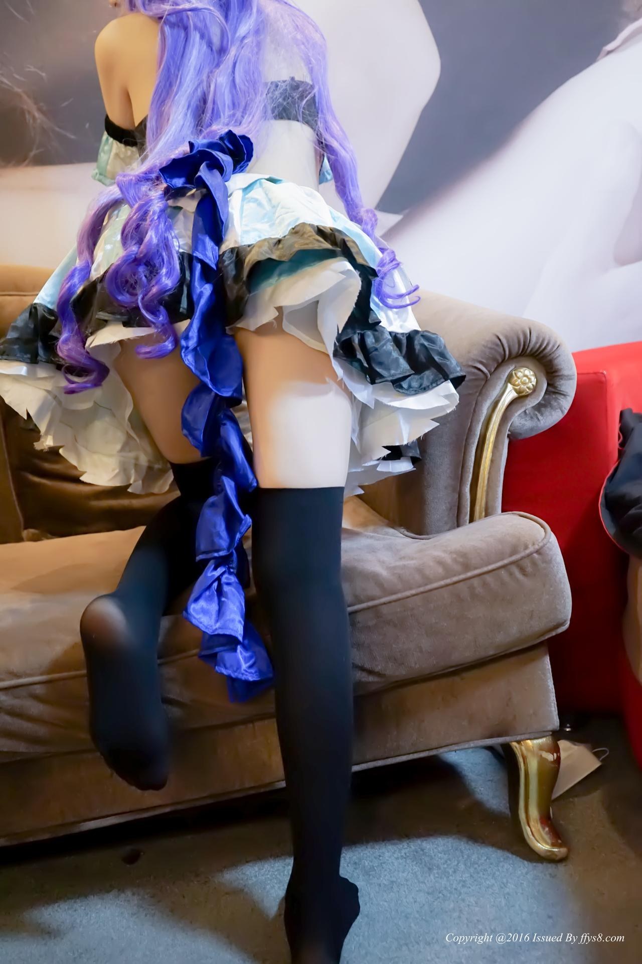[cosplay] 少女映畫 - 美雲·金努梅爾：翹臀女僕黑絲大尺度角色還原 70P