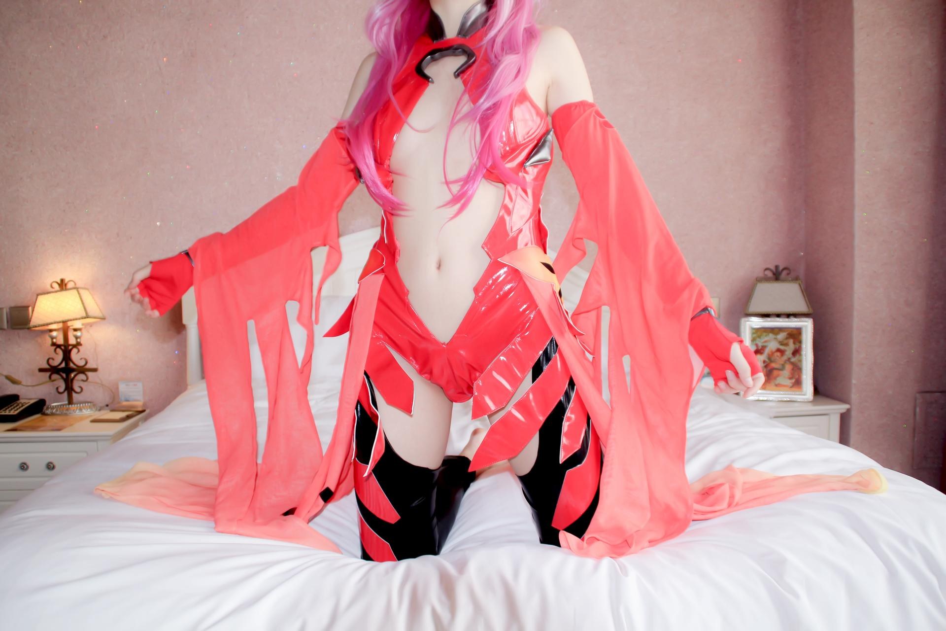 [cosplay] 少女映畫 - 罪惡王冠 楪祈：翹臀女僕露穴大尺度角色還原 151P