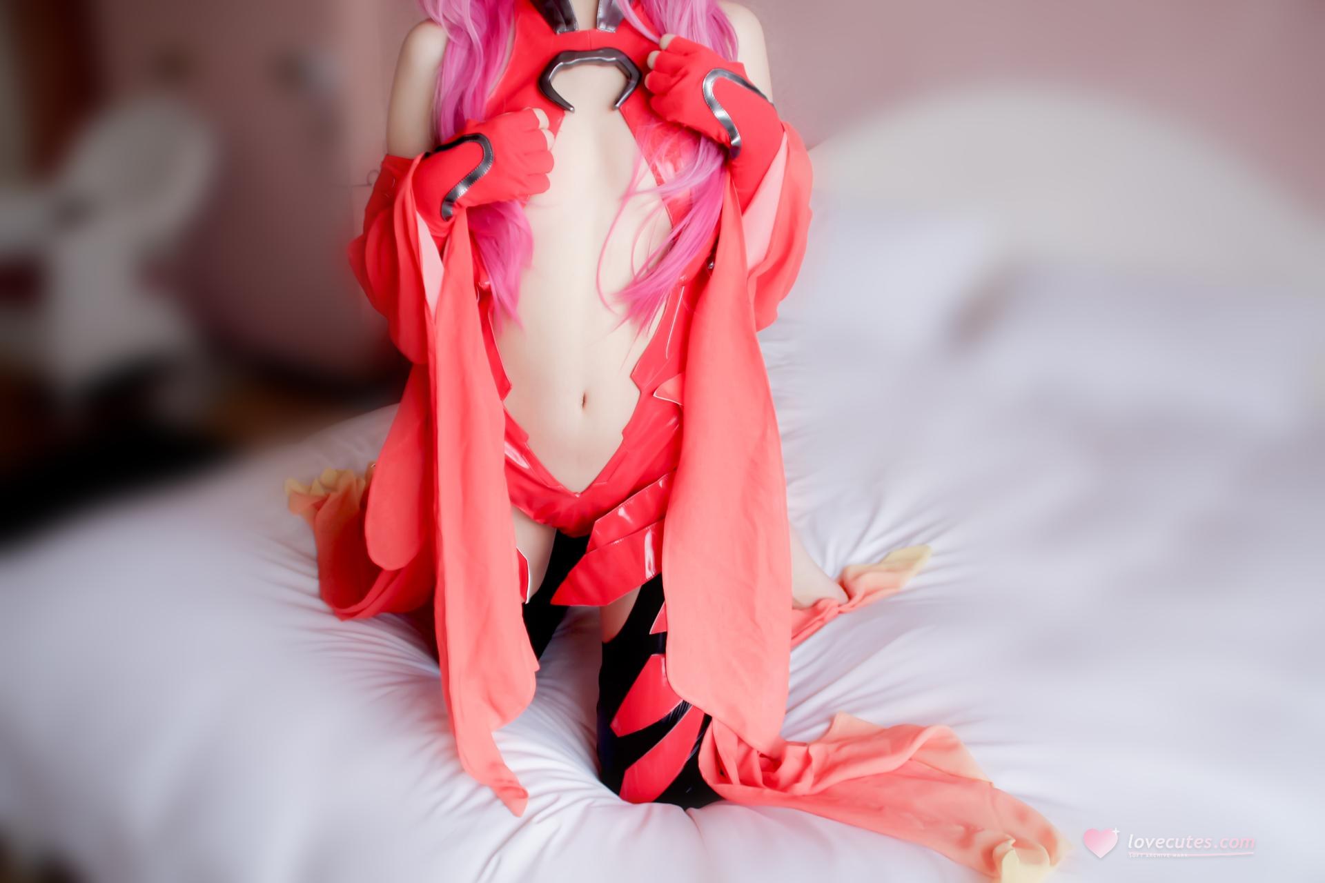 [cosplay] 少女映畫 - 罪惡王冠 楪祈：翹臀女僕露穴大尺度角色還原 151P