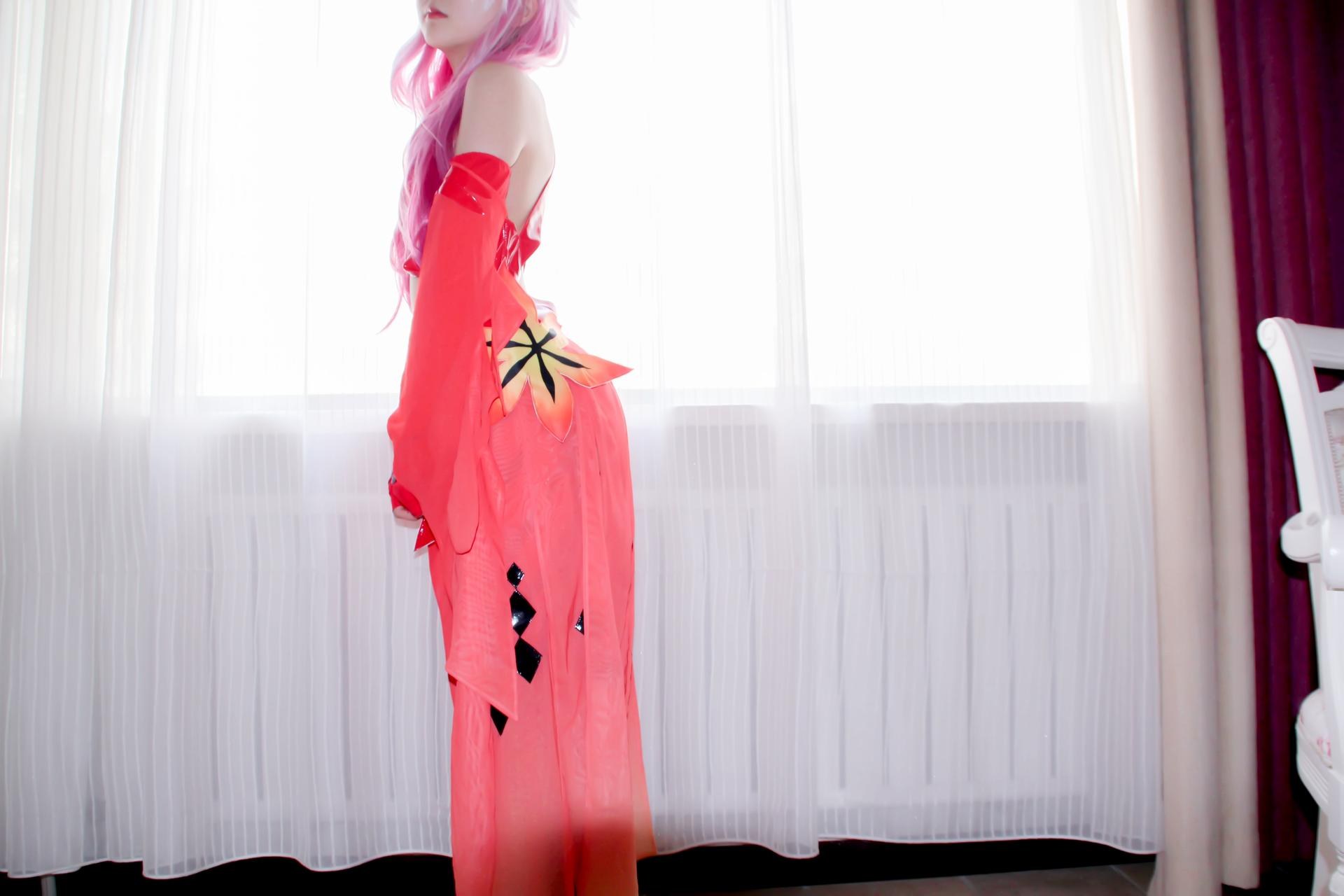 [cosplay] 少女映畫 - 罪惡王冠 楪祈：翹臀女僕露穴大尺度角色還原 151P