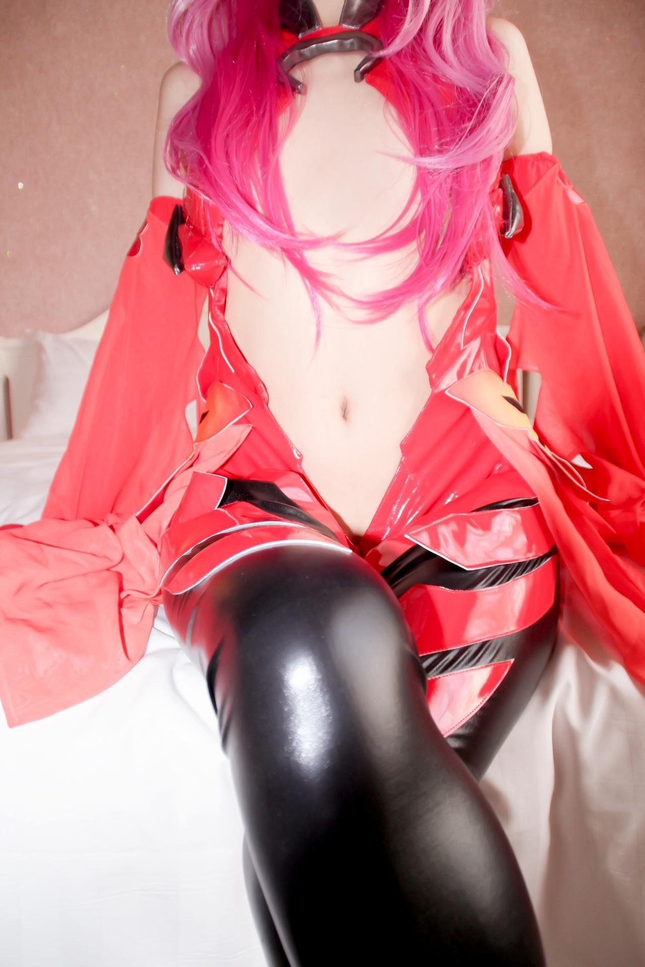 [cosplay] 少女映畫 - 罪惡王冠 楪祈：翹臀女僕露穴大尺度角色還原 151P