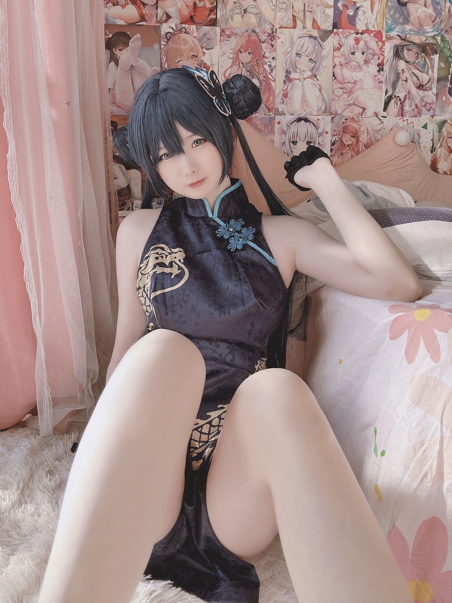 习呆呆 - 妃咲旗袍のコスプレ写真集 27P
