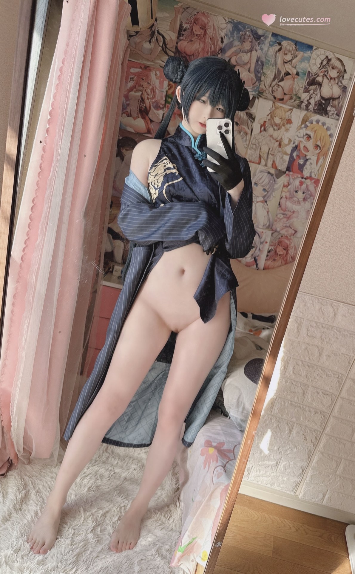 习呆呆 - 妃咲旗袍のコスプレ写真集 27P