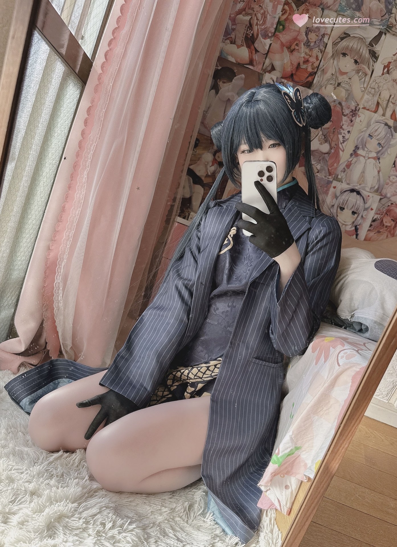 习呆呆 - 妃咲旗袍のコスプレ写真集 56P2V