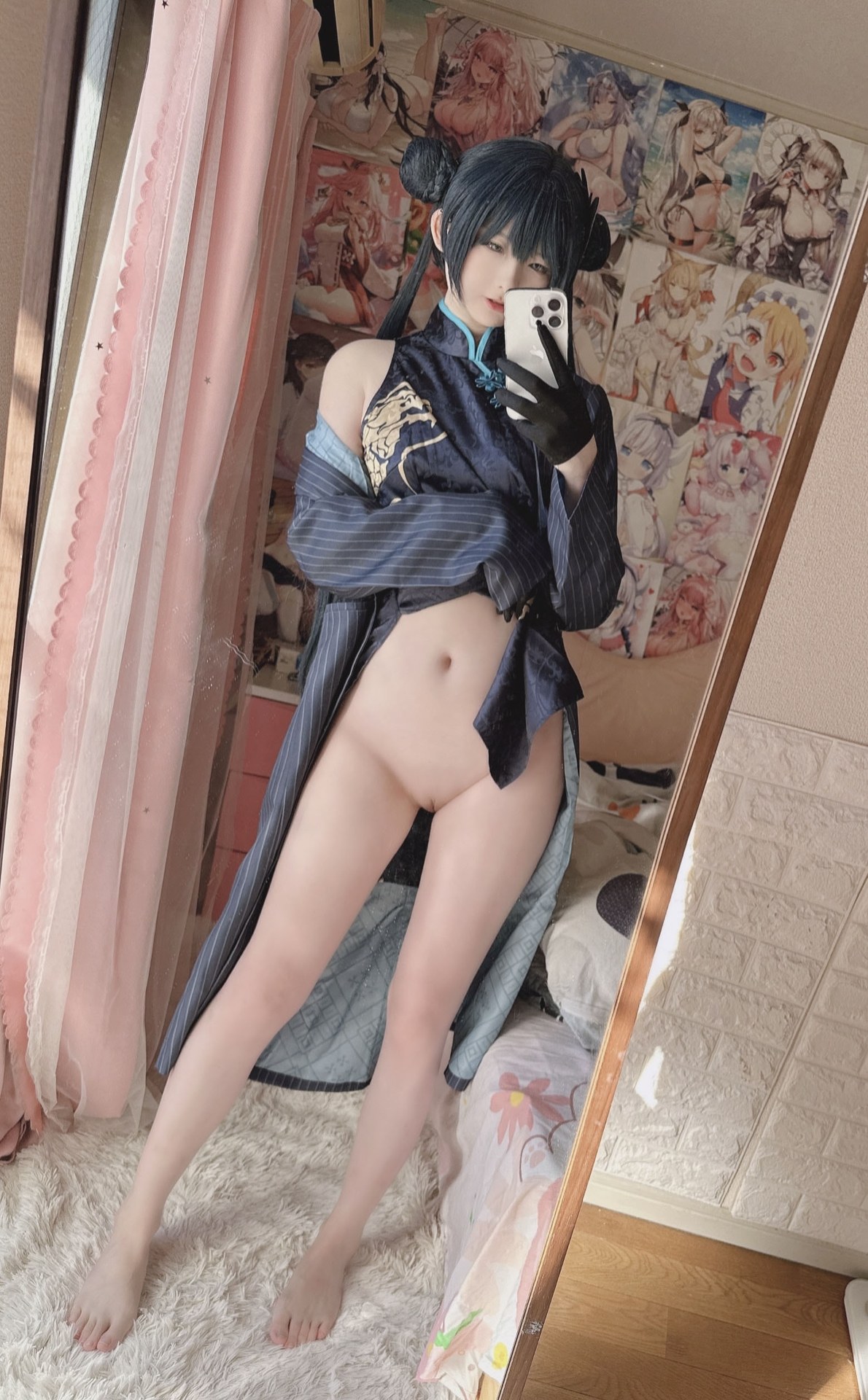 习呆呆 - 妃咲旗袍のコスプレ写真集 56P2V