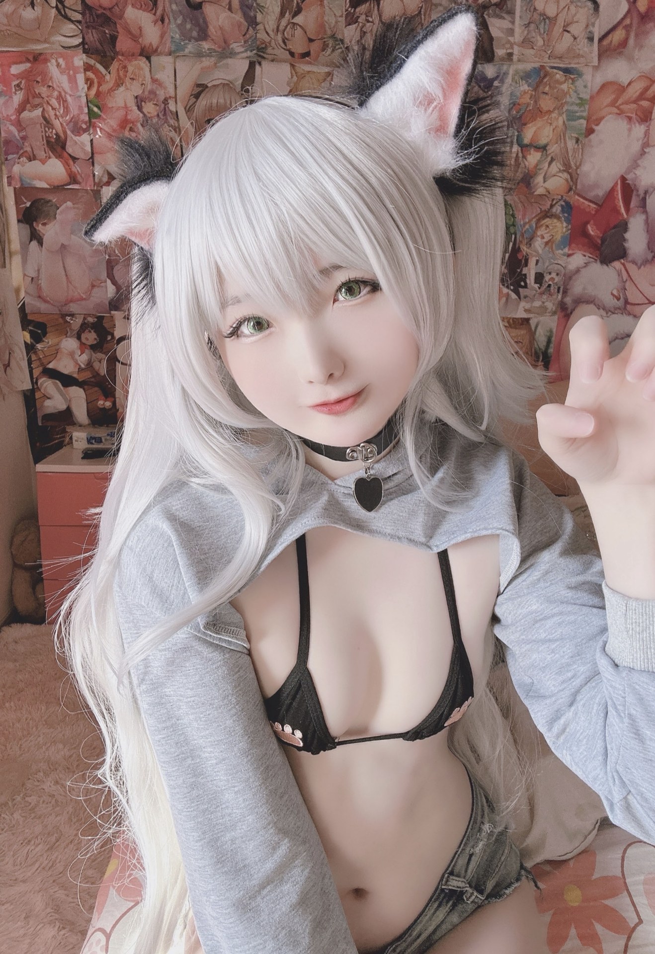 Xi Daidai - Hisaki Qipao cosplay photo and video set 56P2V