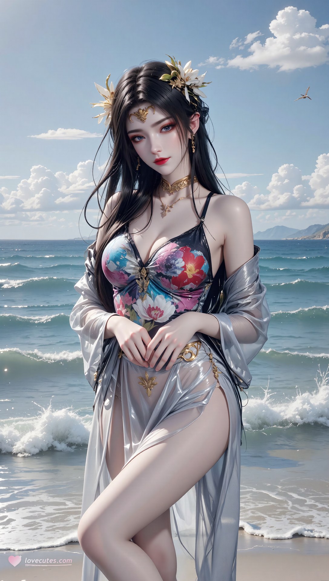 AI Porn - 斗破苍穹 美杜莎：古风角色寫真長髮AI成人向圖集 71P