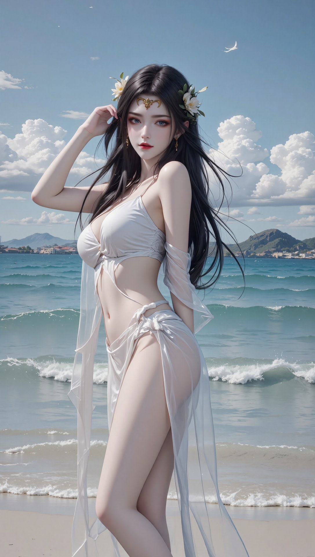 AI Porn - 斗破苍穹 美杜莎：古风角色寫真長髮AI成人向圖集 71P