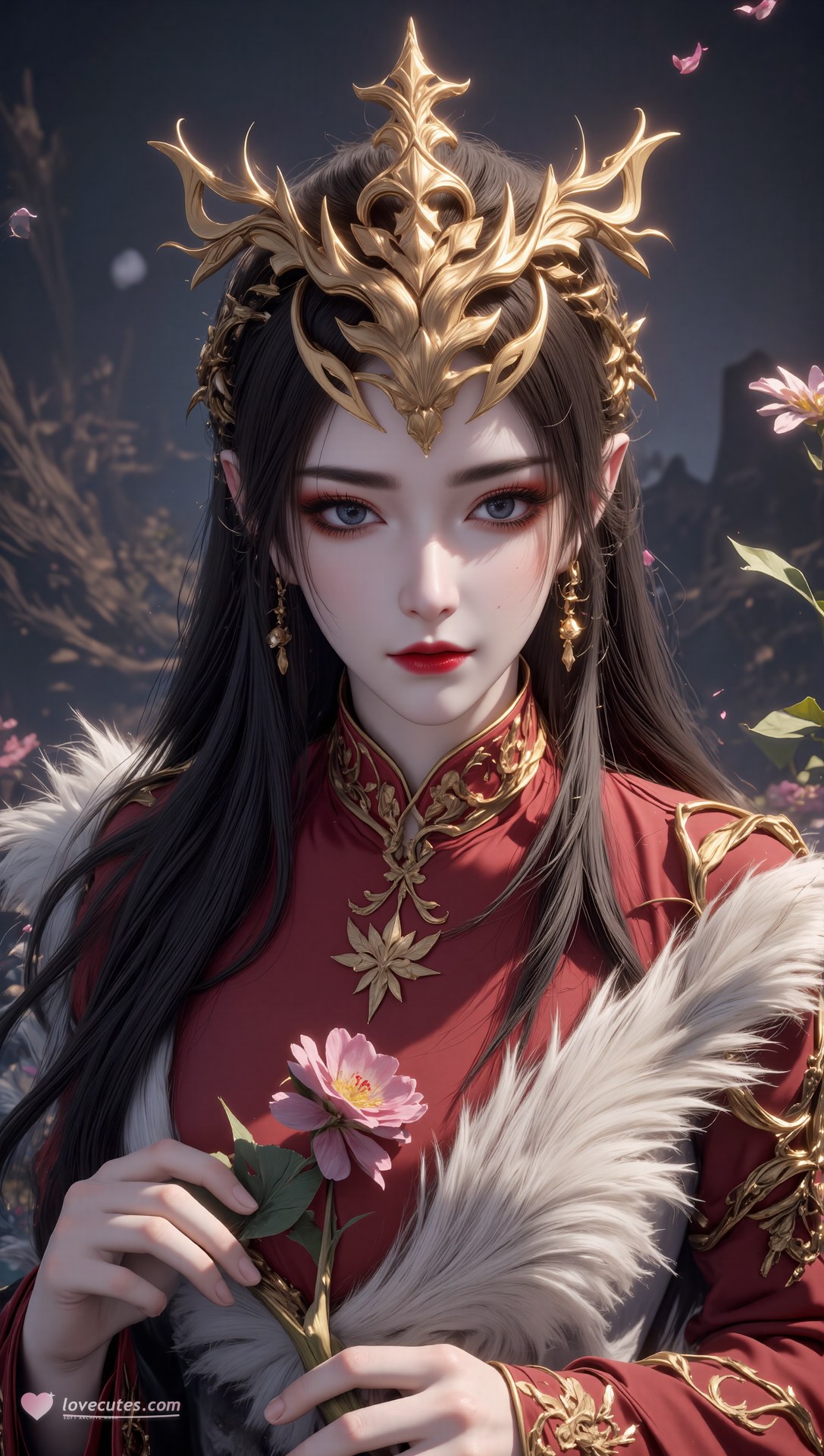 AI Porn - 斗破苍穹 美杜莎：古风角色寫真長髮AI成人向圖集 71P