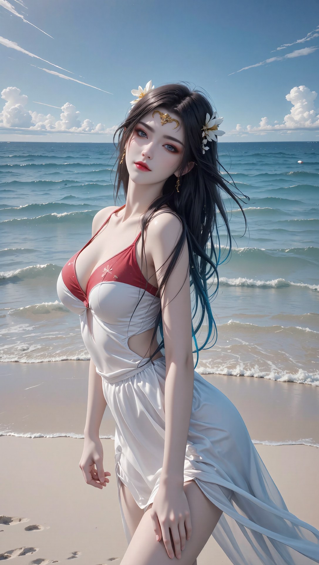 AI Porn - 斗破苍穹 美杜莎：古风角色寫真長髮AI成人向圖集 71P