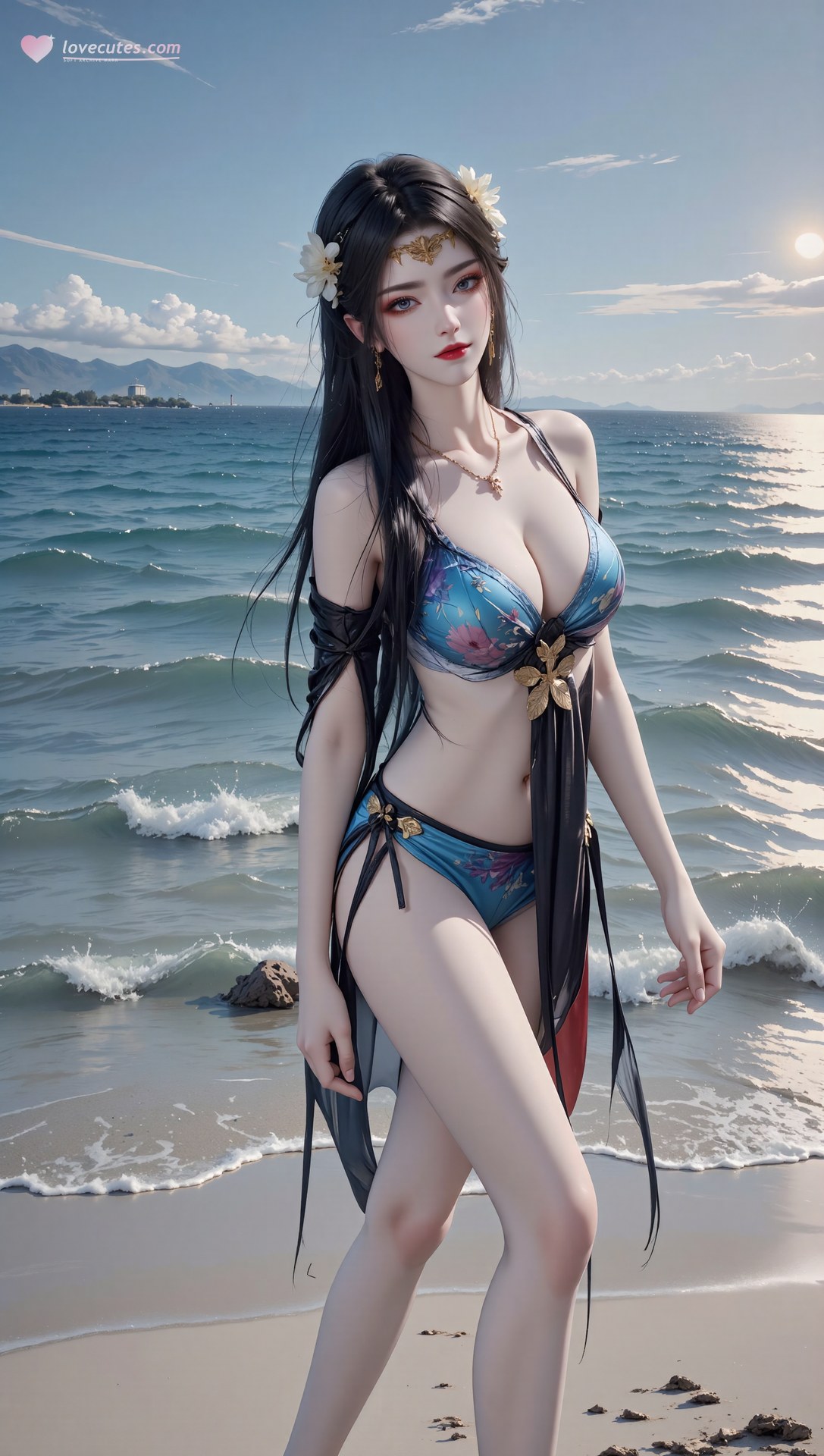 AI Porn - 斗破苍穹 美杜莎：古风角色寫真長髮AI成人向圖集 71P