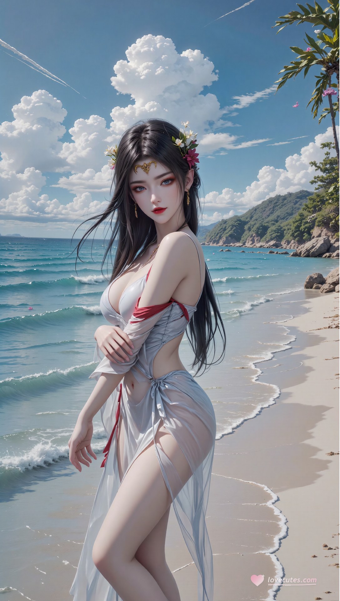 AI Porn - 斗破苍穹 美杜莎：古风角色寫真長髮AI成人向圖集 71P