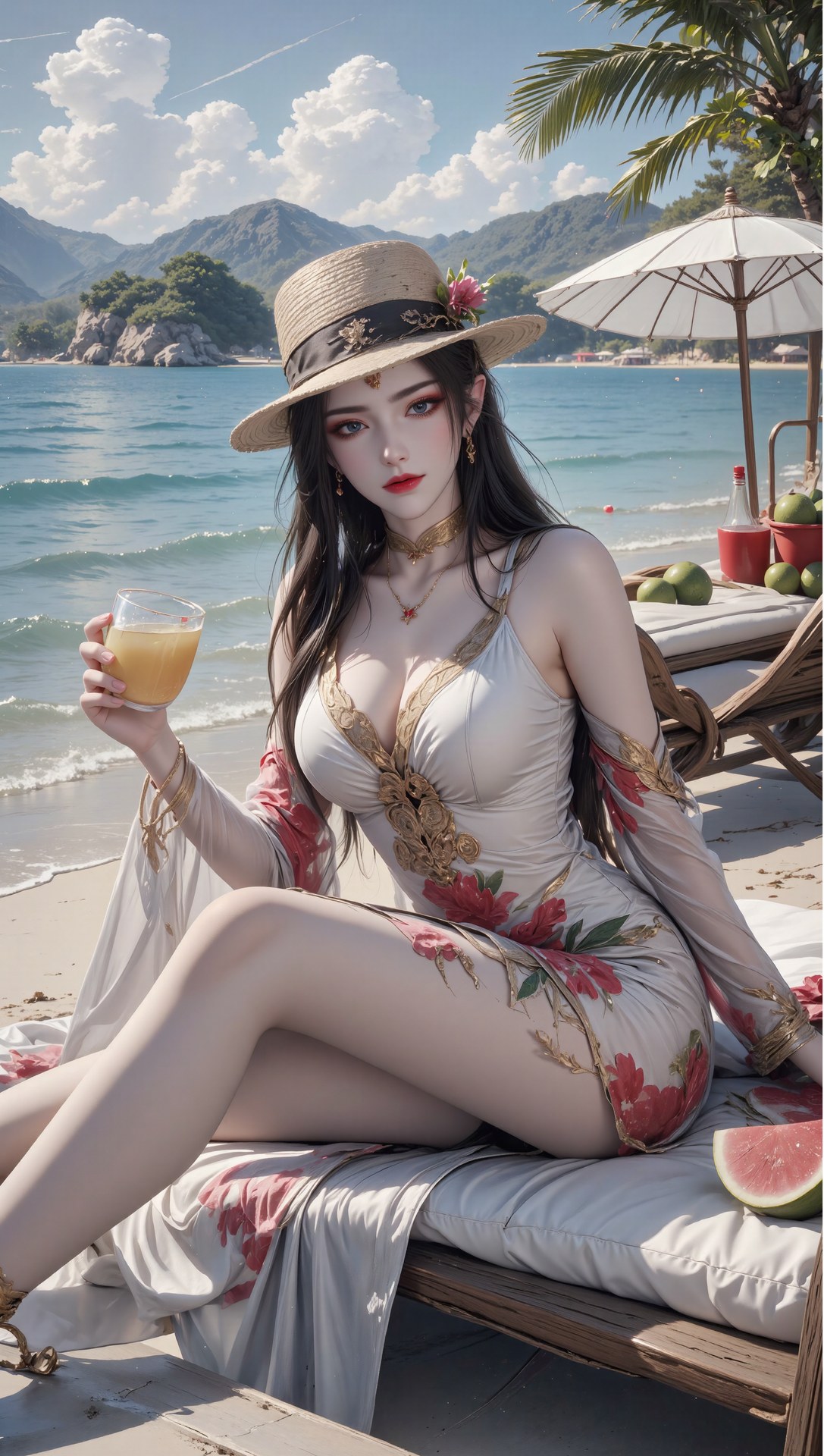 AI Porn - 斗破苍穹 美杜莎：古风角色寫真長髮AI成人向圖集 71P