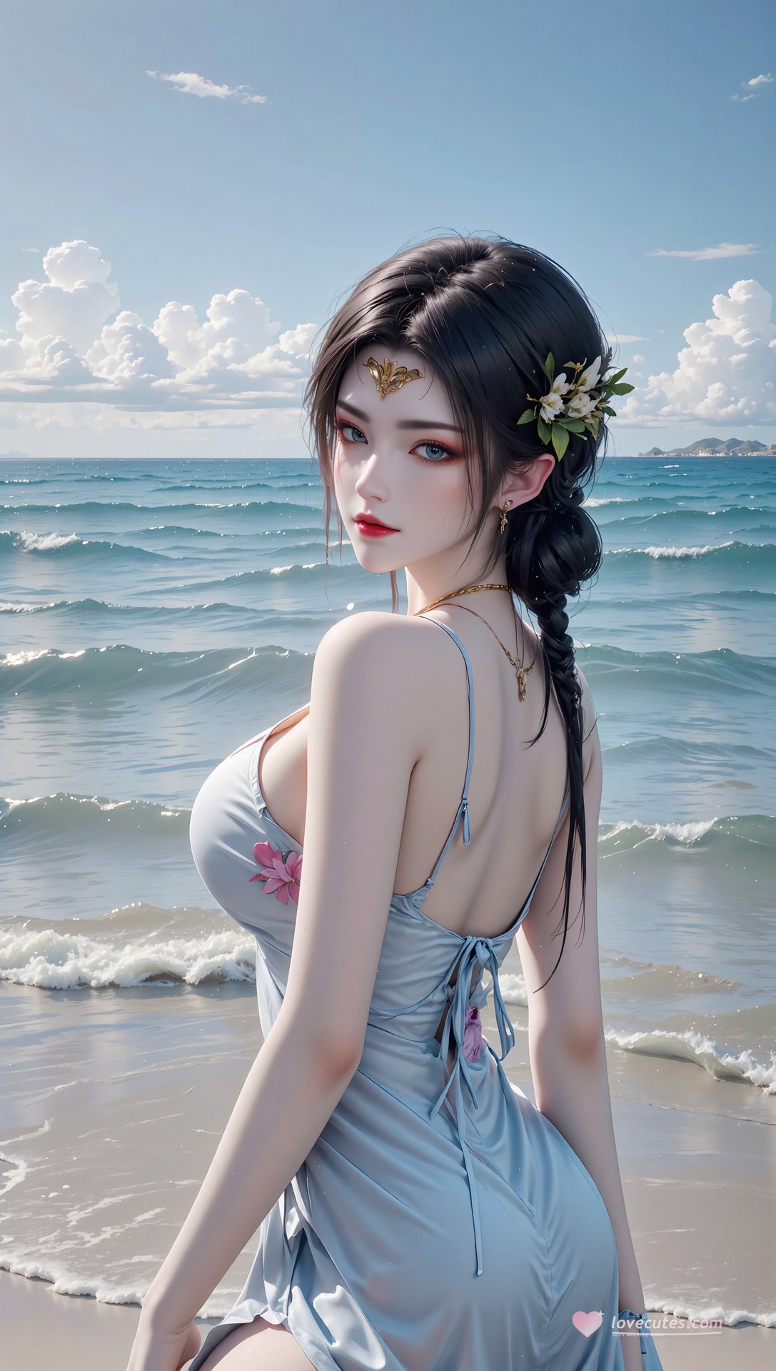 AI Porn - 斗破苍穹 美杜莎：古风角色寫真長髮AI成人向圖集 71P