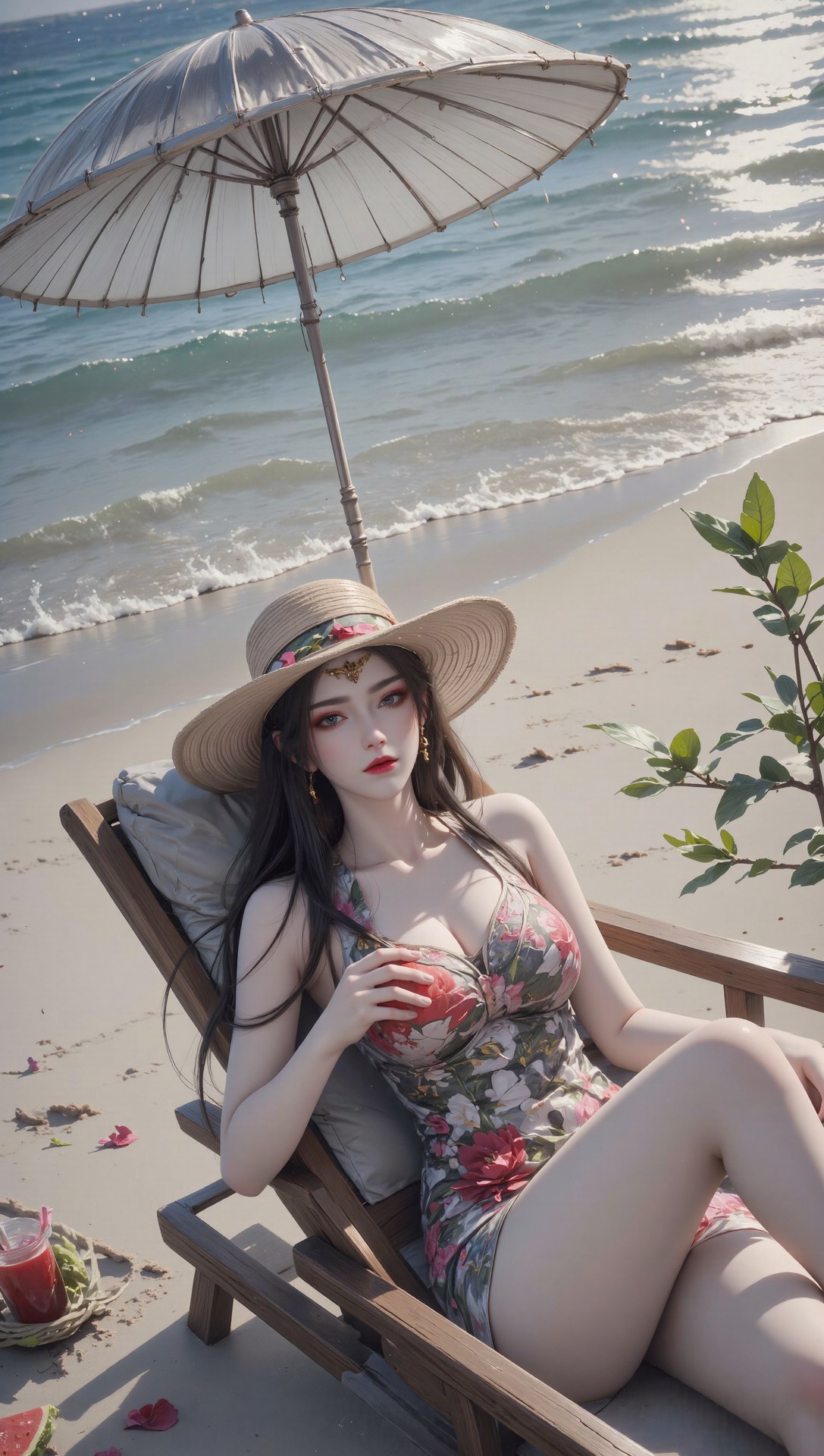 AI Porn - 斗破苍穹 美杜莎：古风角色寫真長髮AI成人向圖集 71P