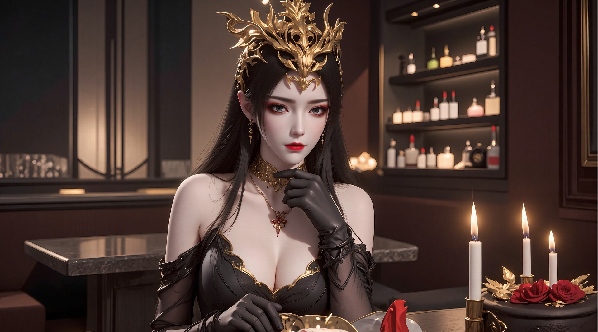 AI Porn - 斗破苍穹 美杜莎：古风角色寫真長髮AI成人向圖集 71P