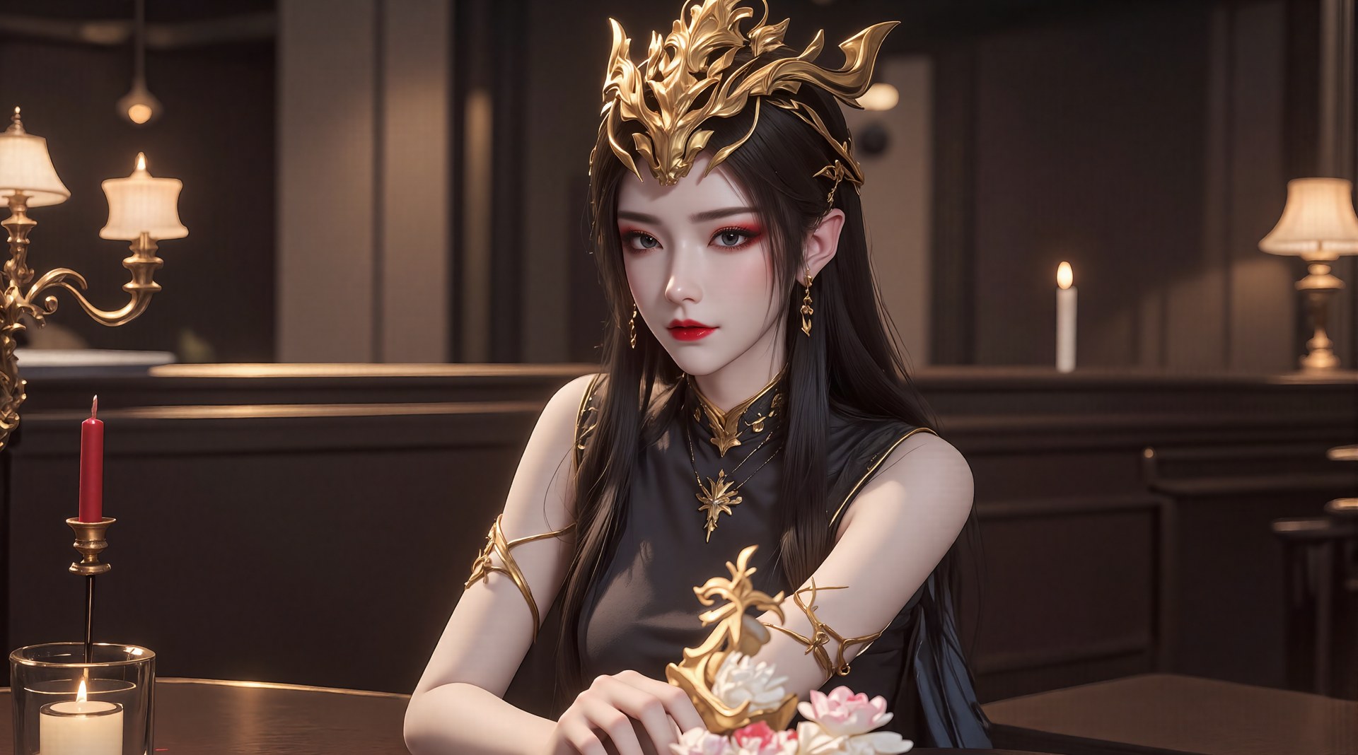 AI Porn - 斗破苍穹 美杜莎：古风角色寫真長髮AI成人向圖集 71P