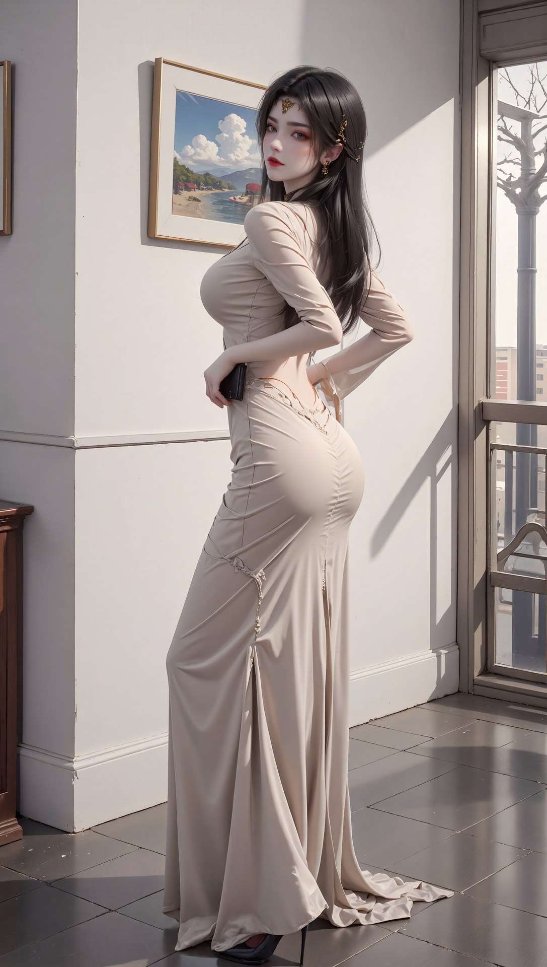 AI Porn - 斗破苍穹 美杜莎：古风角色寫真長髮AI成人向圖集 71P