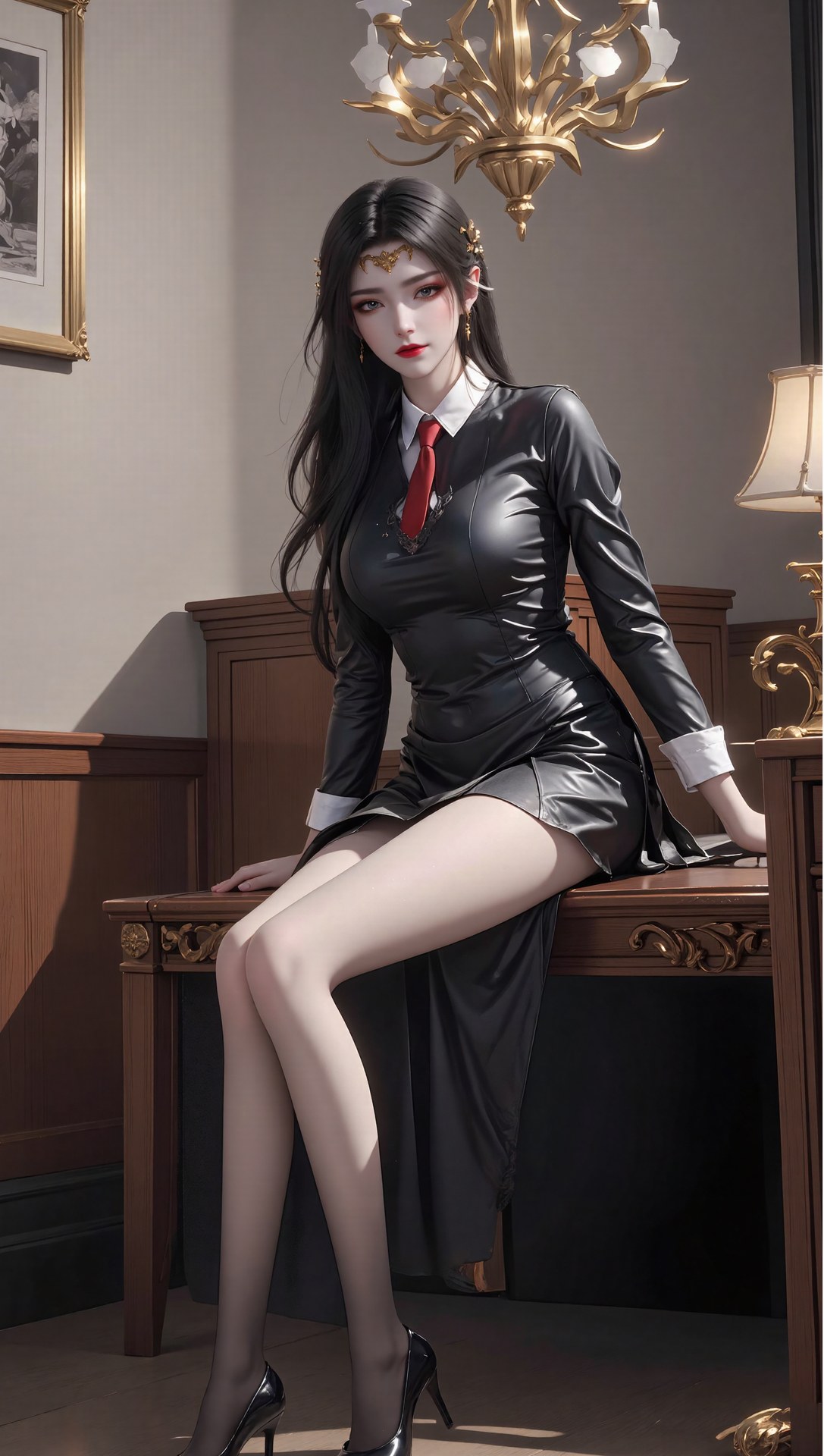AI Porn - 斗破苍穹 美杜莎：古风角色寫真長髮AI成人向圖集 71P