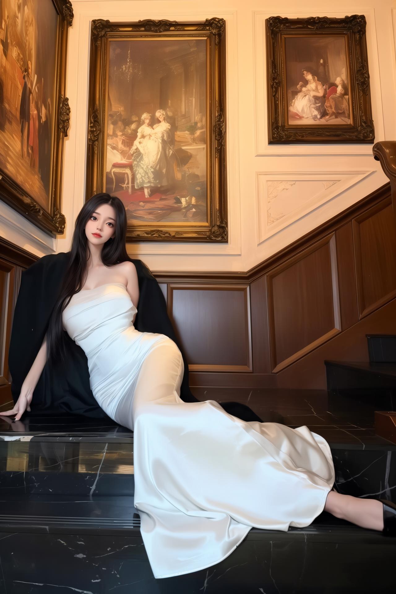 AI Porn - Liu Shen cổ phong bộ ảnh nhân vật tóc dài bộ sưu tập AI 27P